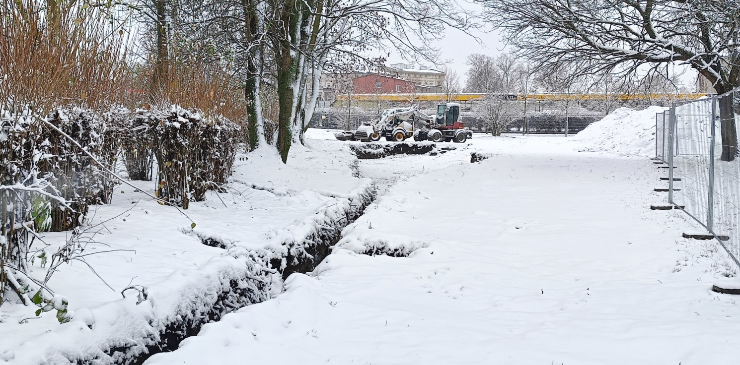 Inowrocław - Tutaj powstaje ogród deszczowy