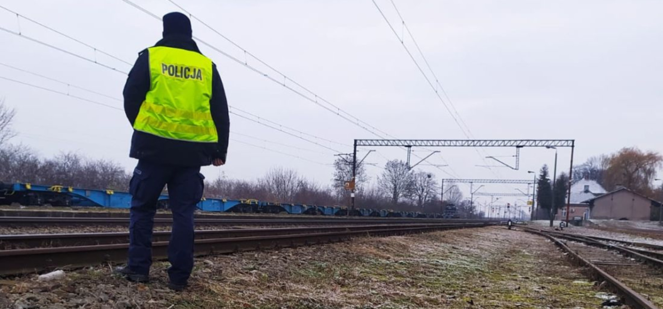 Policjanci działają w rejonie torowisk