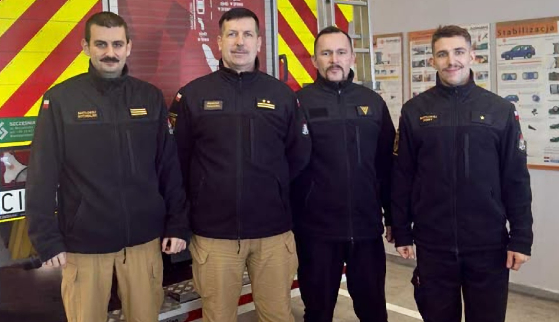 Inowrocławscy strażacy zapuścili wąsy. To nie przypadek