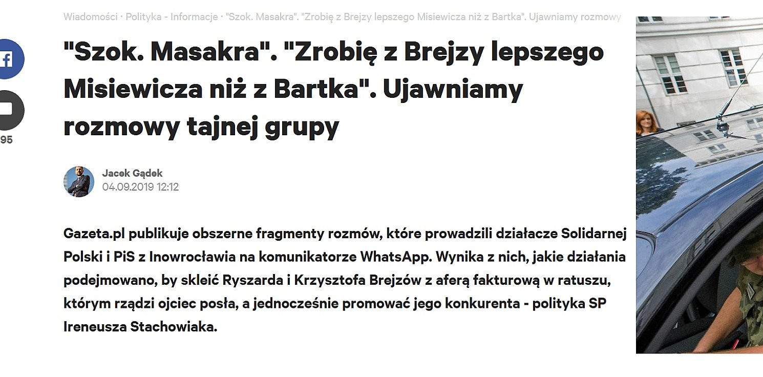 Inowrocław - Brejza: tak działa kombajn nienawiści i hejtu