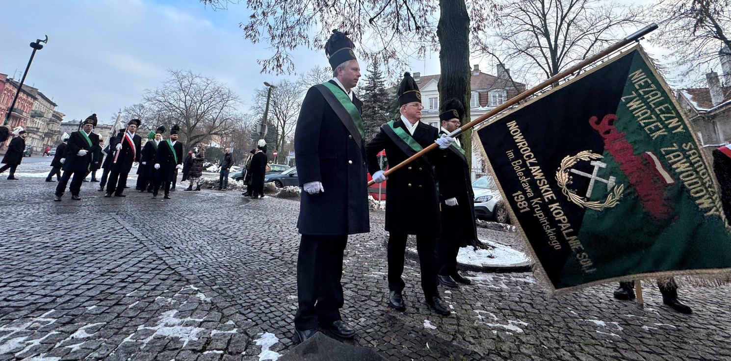 Inowrocław - W Inowrocławiu świętuje górnicza brać