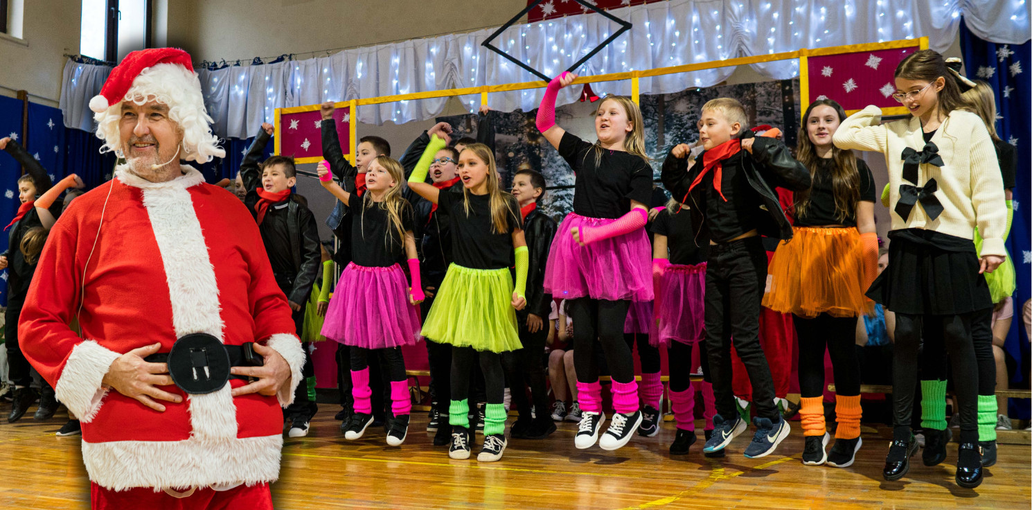 Inowrocław - Do tej szkoły przybył Mikołaj i zrobił to koncertowo