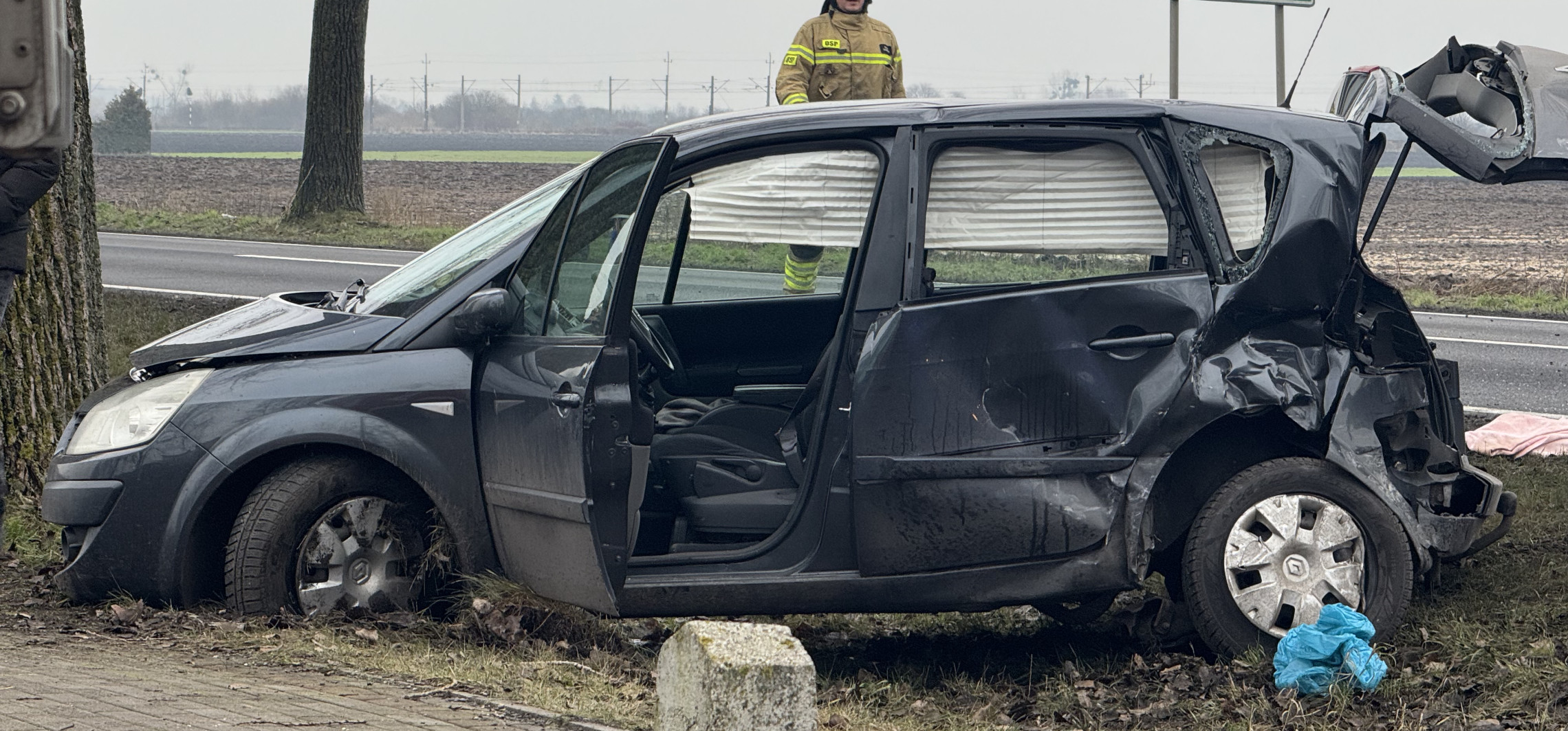 Groźna kraksa na drodze do Torunia