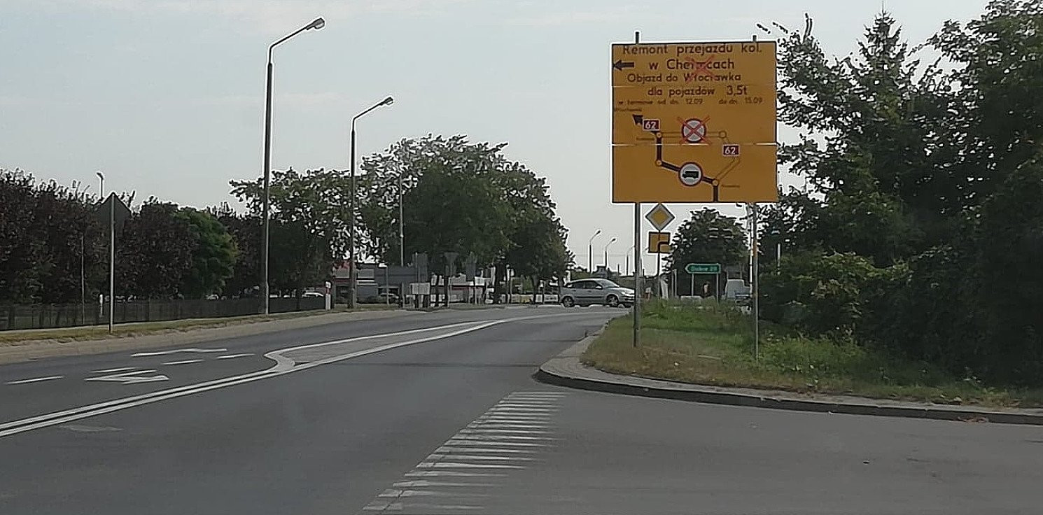 Kruszwica.online - Przejazd do remontu. Będą objazdy
