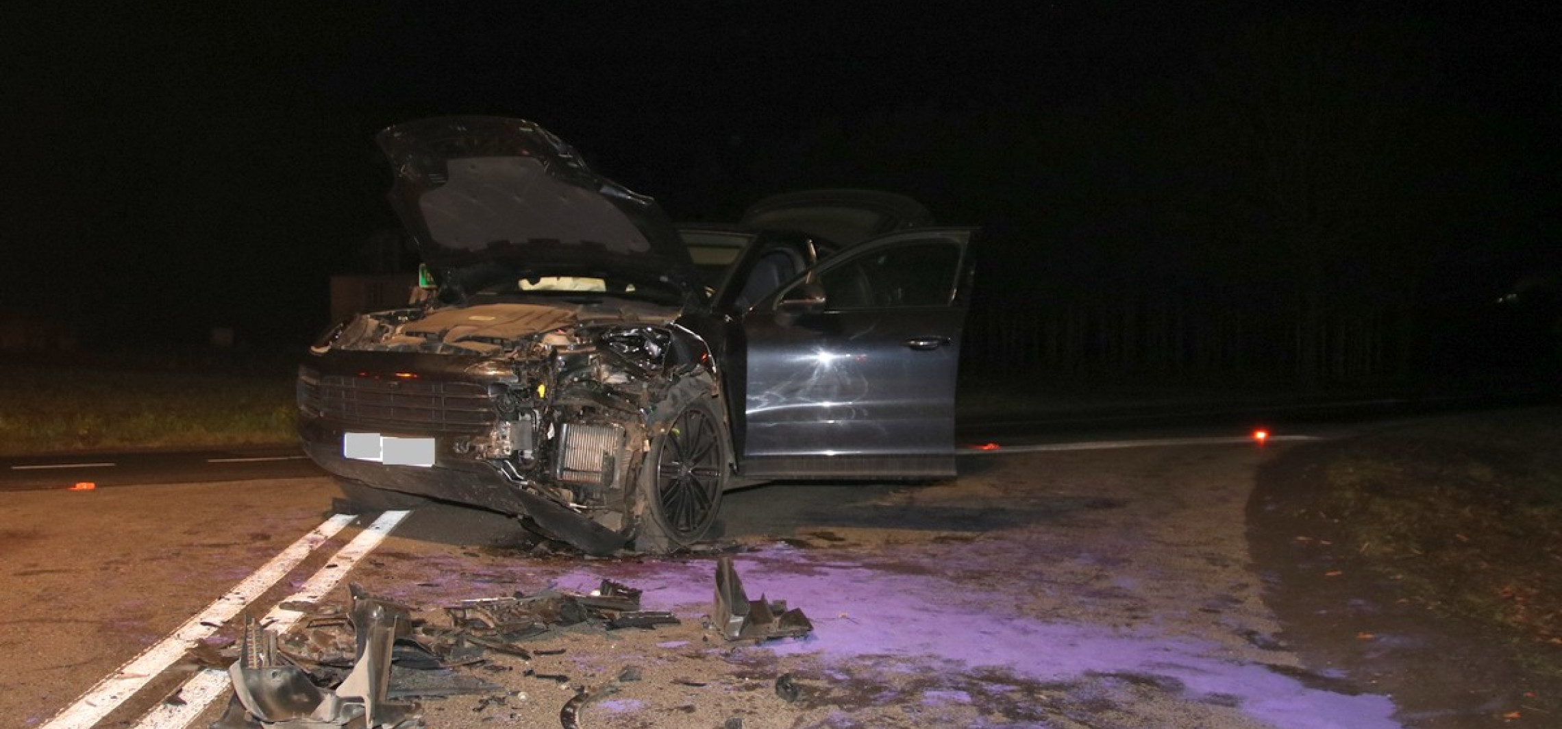 Zderzenie porsche i jaguara. Winny 68-latek