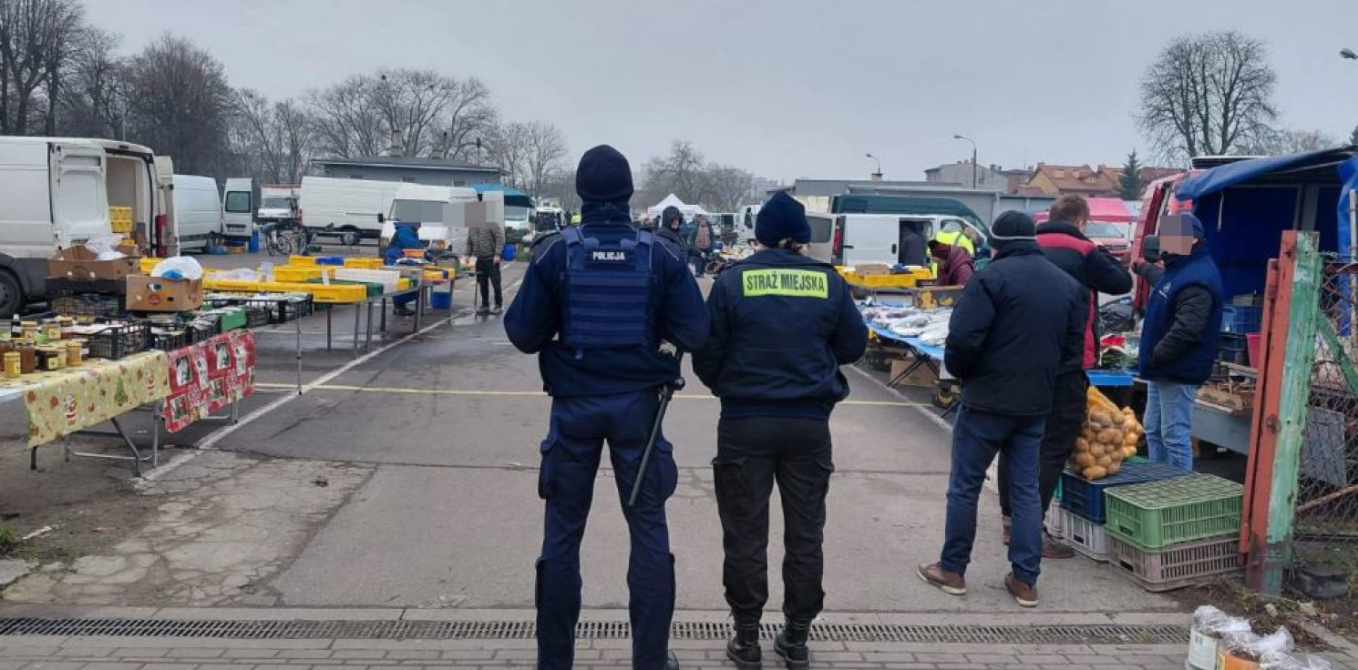 Inowrocław - Kontrole służb na targowiskach