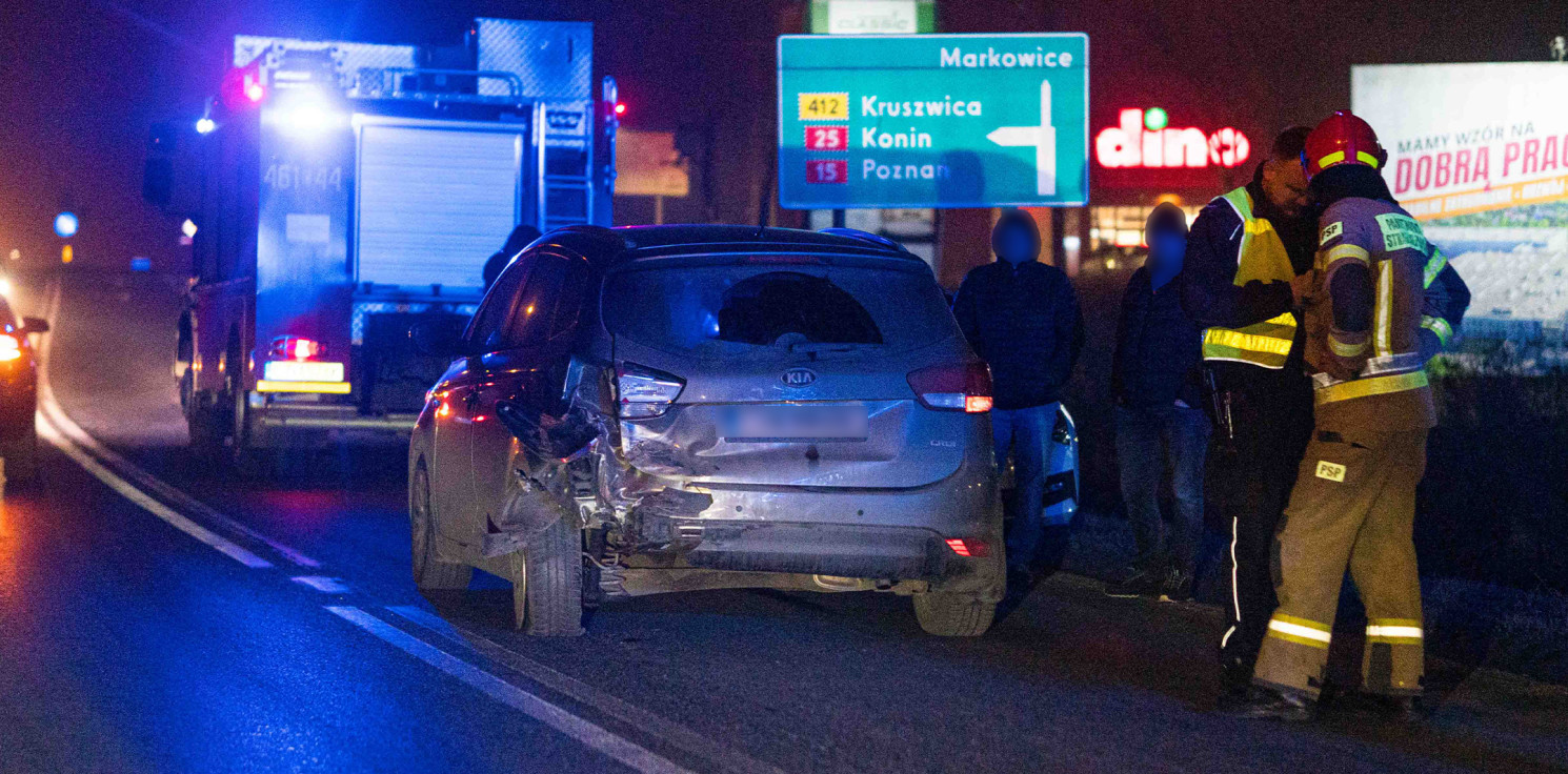 Gmina Inowrocław - Zderzenie aut w Tupadłach. Są utrudnienia