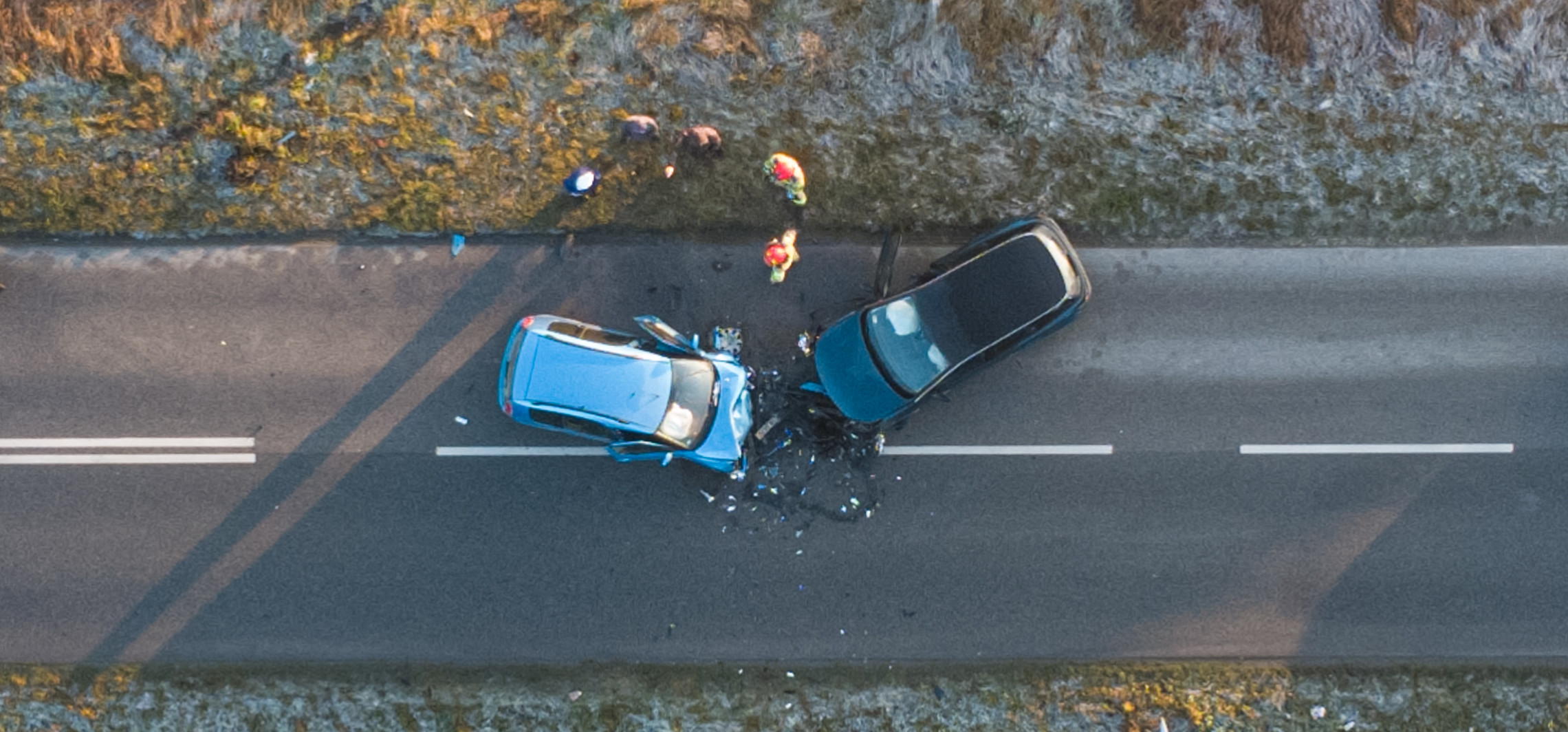 W Tucznie zderzyły się dwa auta. Droga była zablokowana