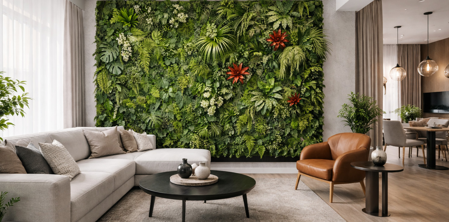 Region - Sztuczne ogrody wertykalne jako narzędzie nowoczesnej aranżacji przestrzeni