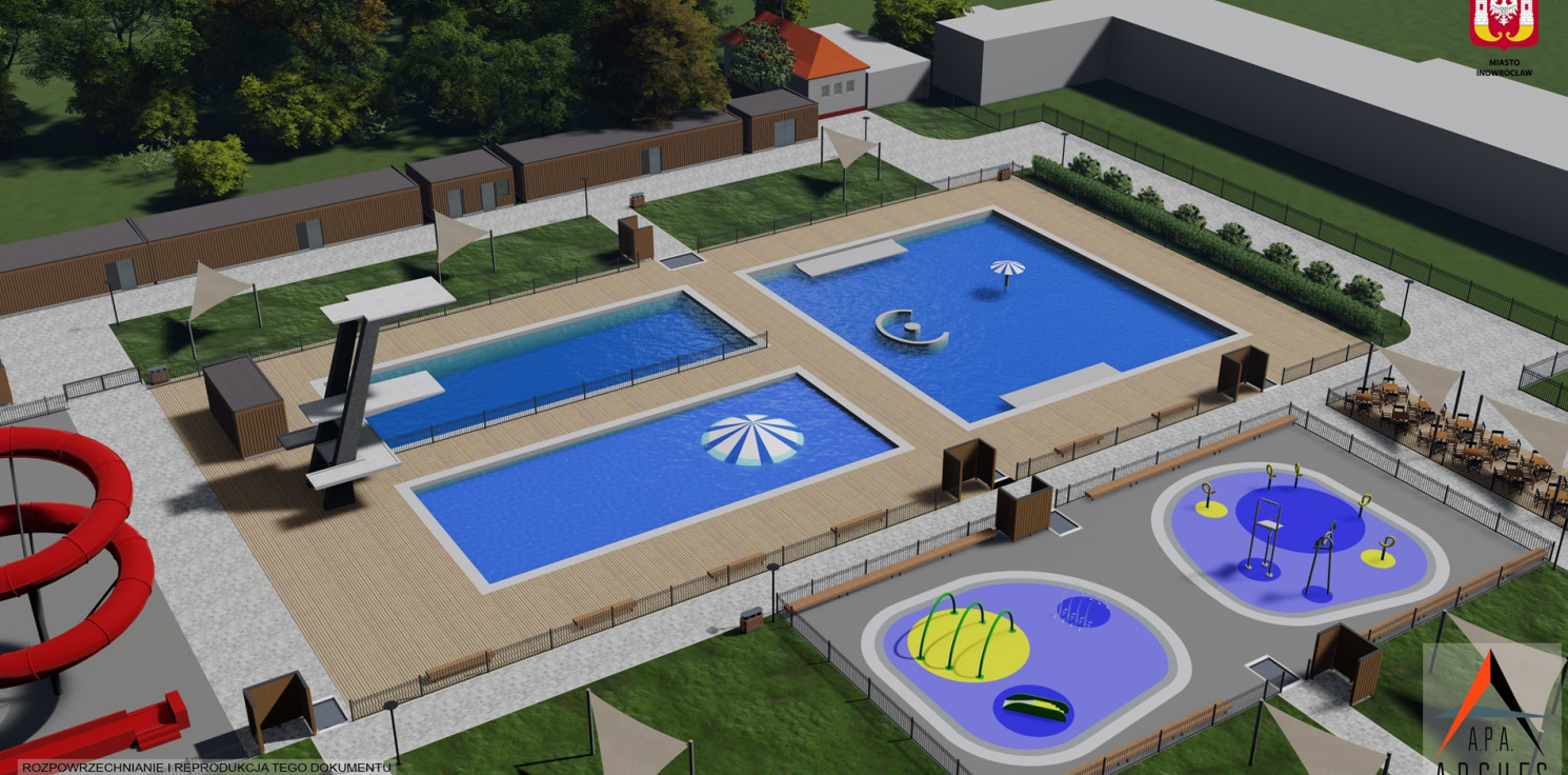 Inowrocław - Przetarg na budowę odkrytego basenu jeszcze w styczniu