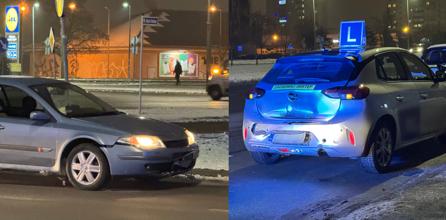 Inowrocław - Uderzył w "elkę" i... uciekł pieszo