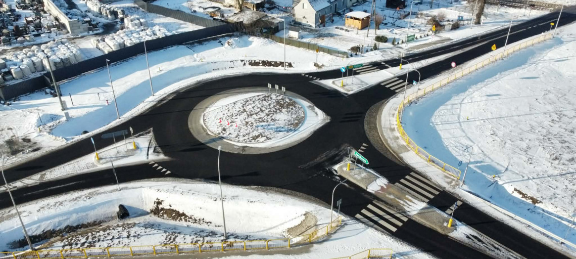 Zakończono budowę nowego ronda w regionie