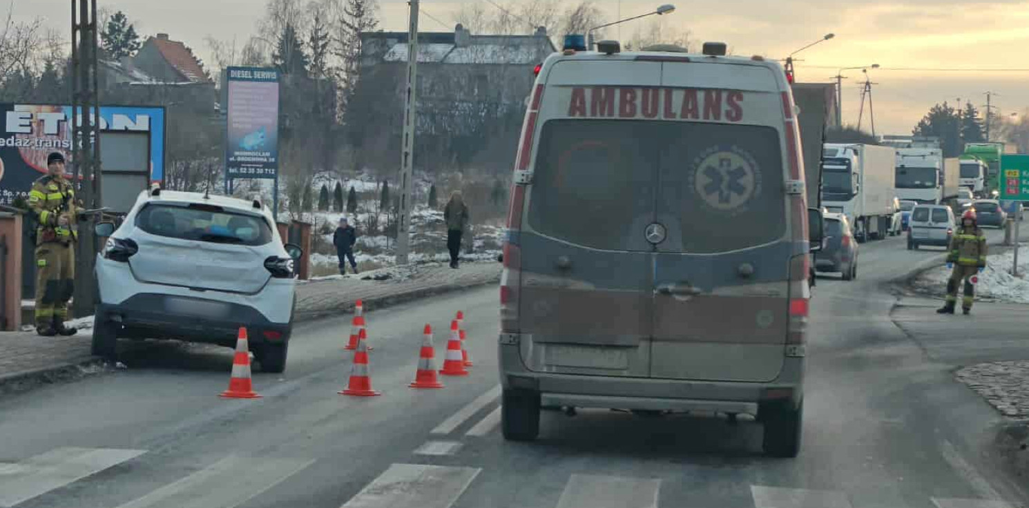 Inowrocław - Duże korki po zderzeniu dwóch aut