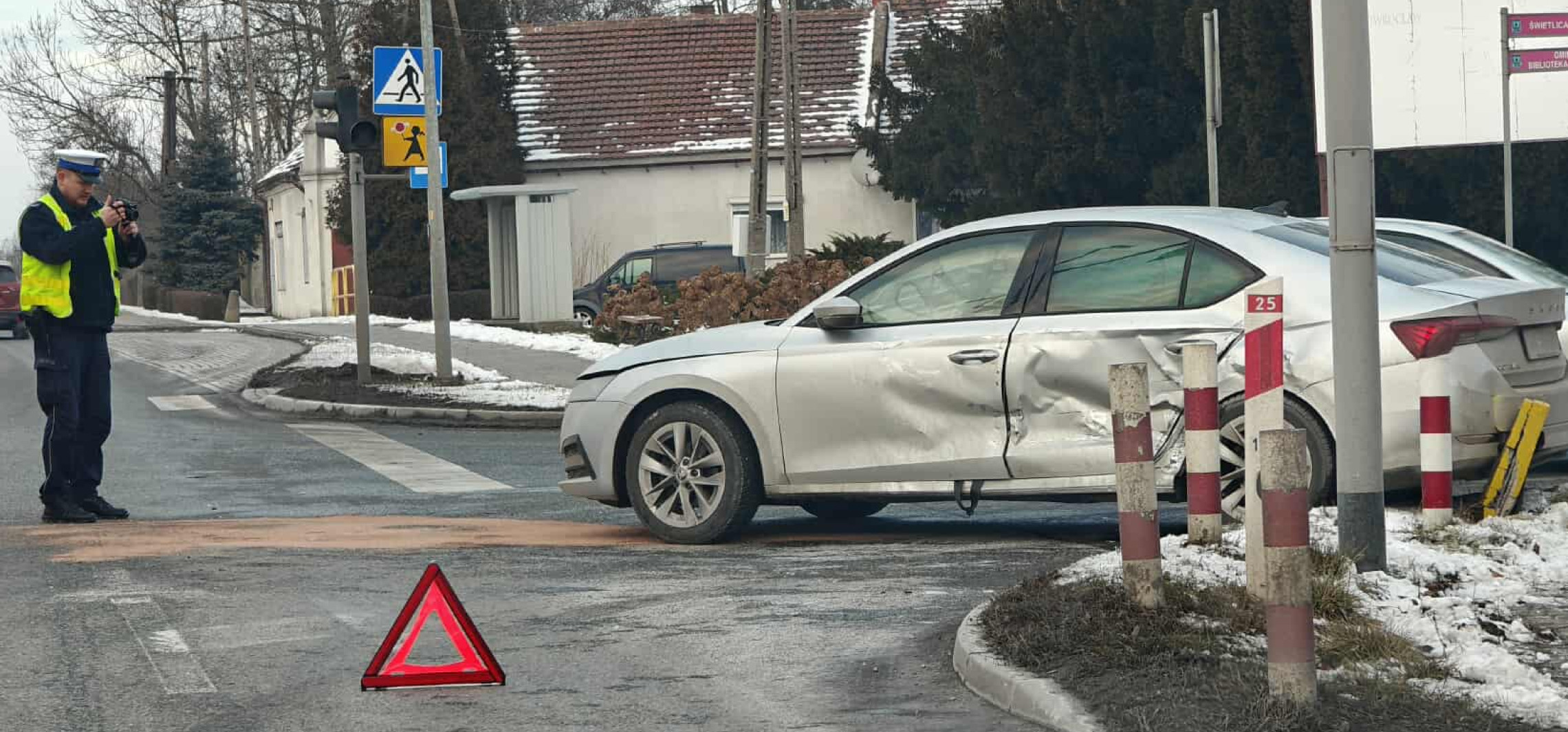 Kraksa w Jaksicach. Są utrudnienia na trasie do Bydgoszczy
