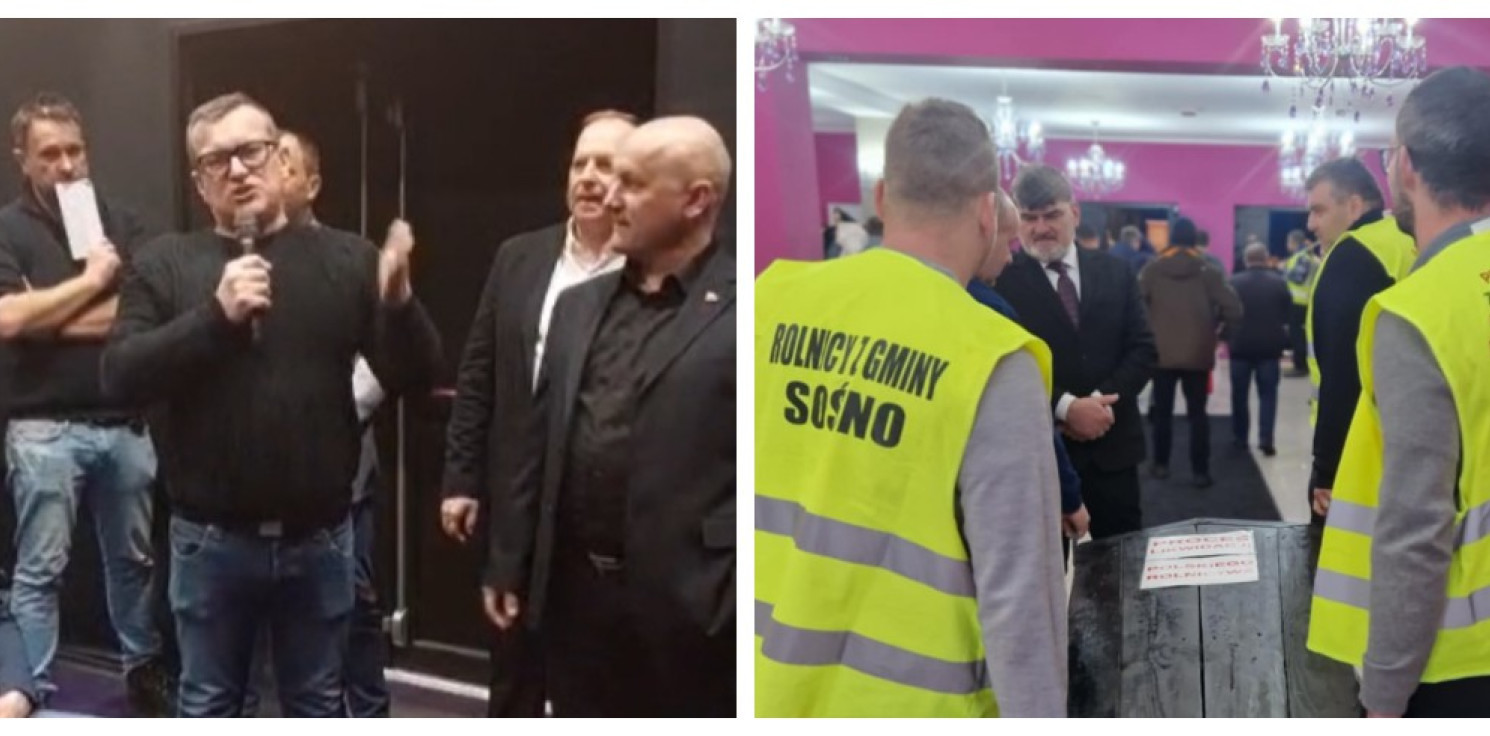 Inowrocław - Radny z Inowrocławia dał ministrowi rolnictwa wiadro zgniłej cebuli 