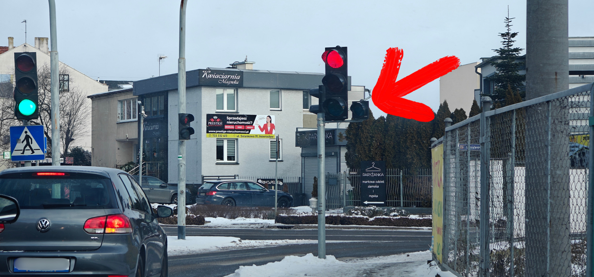 Koniec zielonych strzałek! Zmiany na ruchliwym skrzyżowaniu