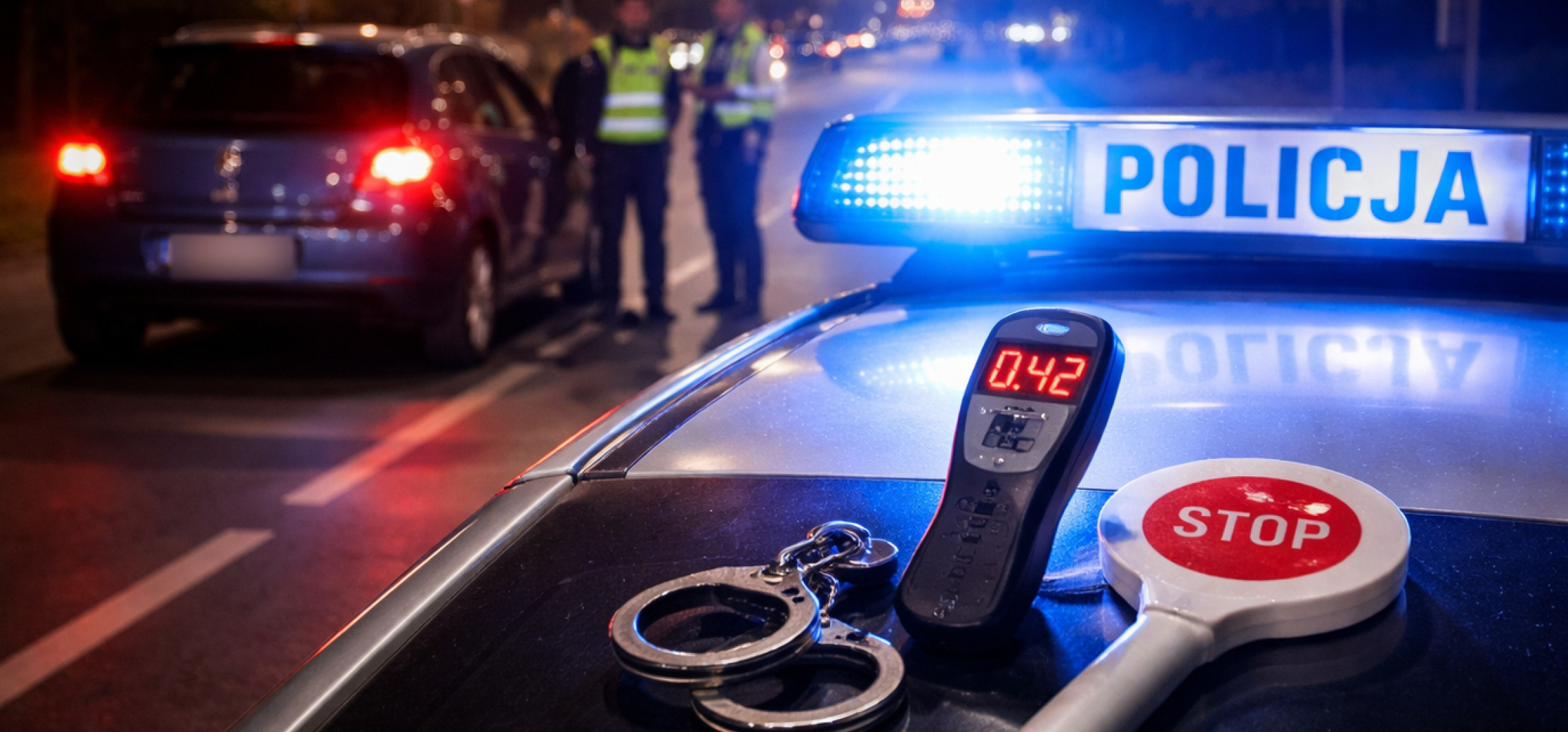 Dostał 38 punktów karnych. Zaczęło się od niezatrzymania się przed znakiem "Stop"