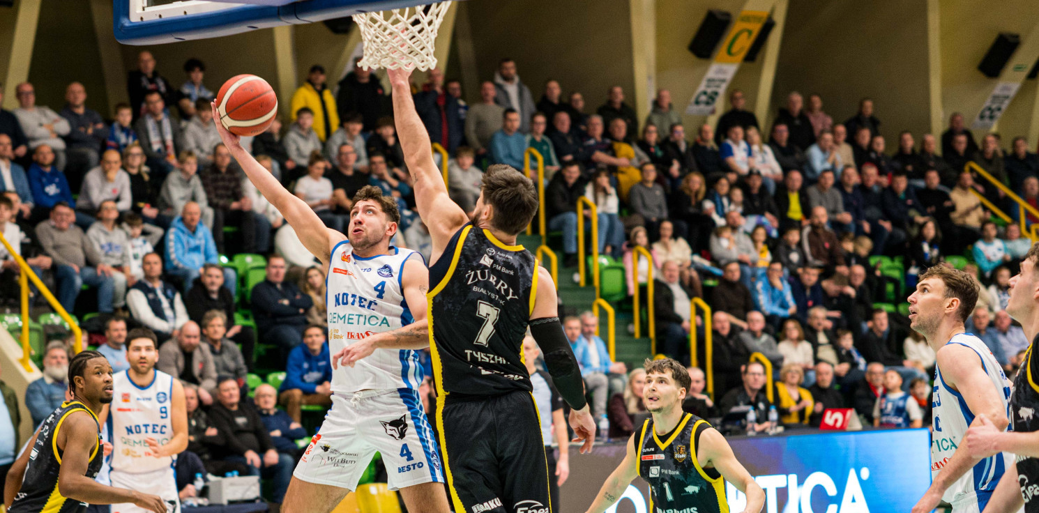 Inowrocław - Jeszcze nikt nie przegrał u siebie z Żubrami. Zrobiła to dopiero Noteć