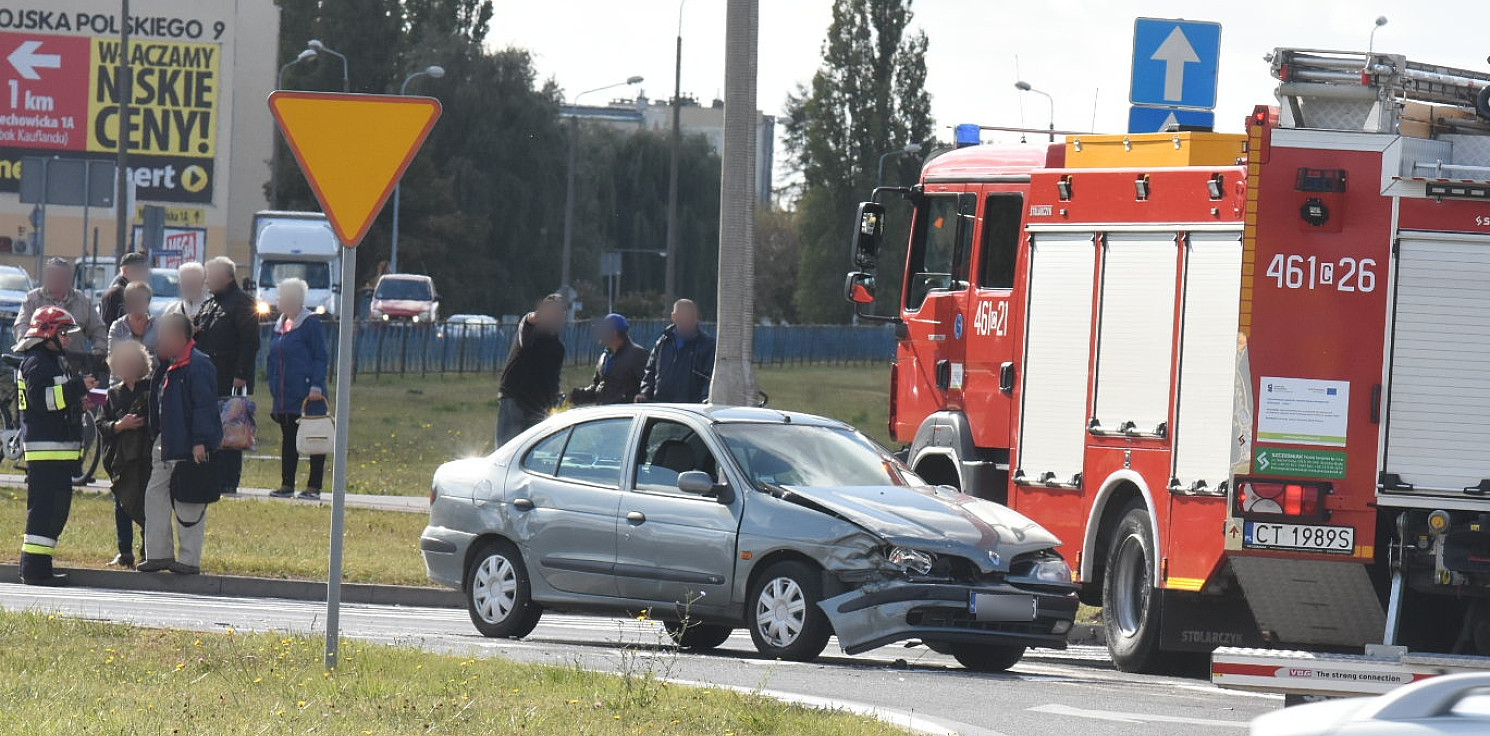 Inowrocław - Znów kolizja na osiedlu Rąbin