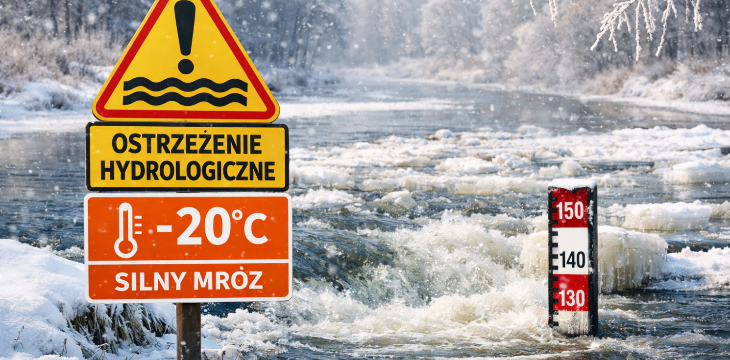 Region - Nie tylko mróz. Brda może przekroczyć stan ostrzegawczy