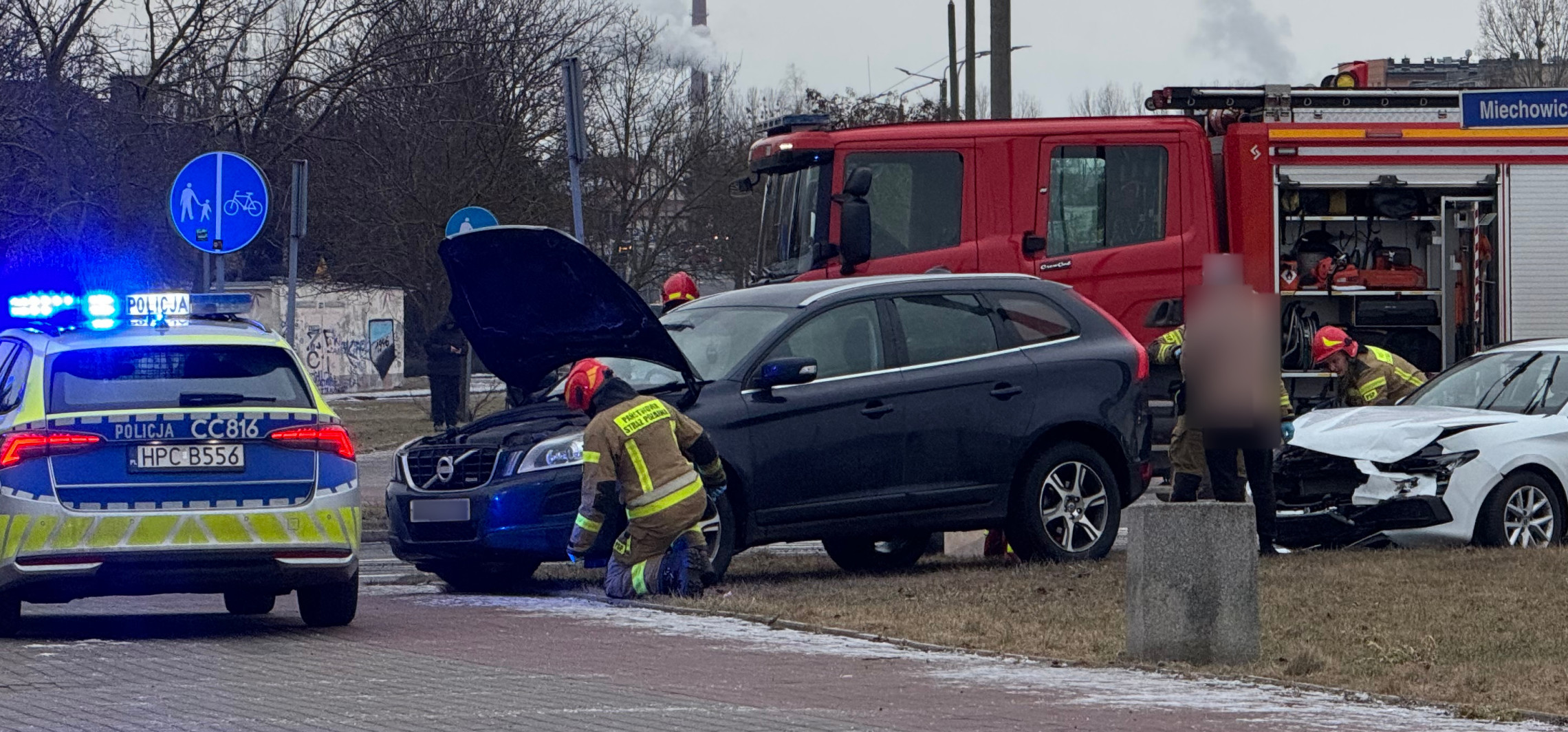 Kraksa na Rąbinie. Jedna osoba w szpitalu