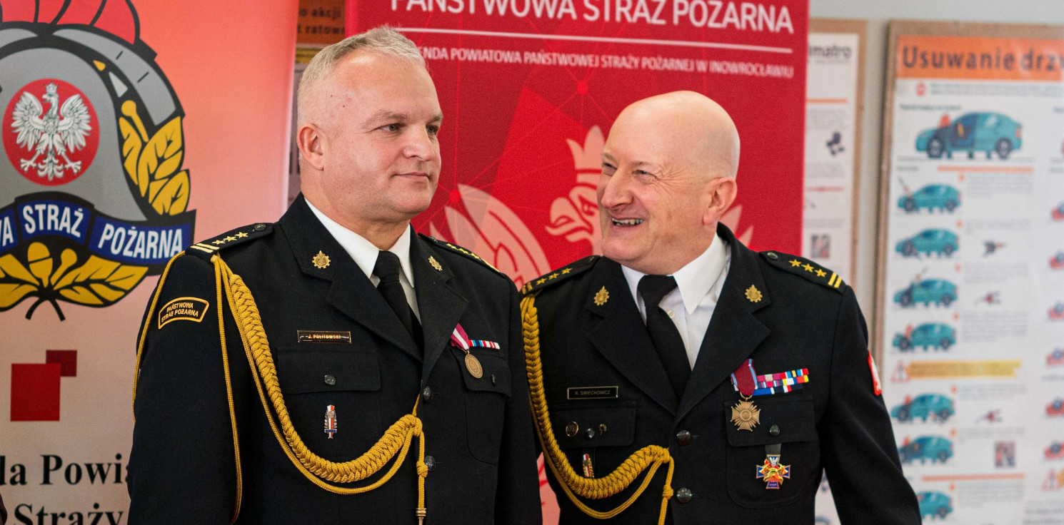 Inowrocław - Jest nowy komendant straży pożarnej w Inowrocławiu