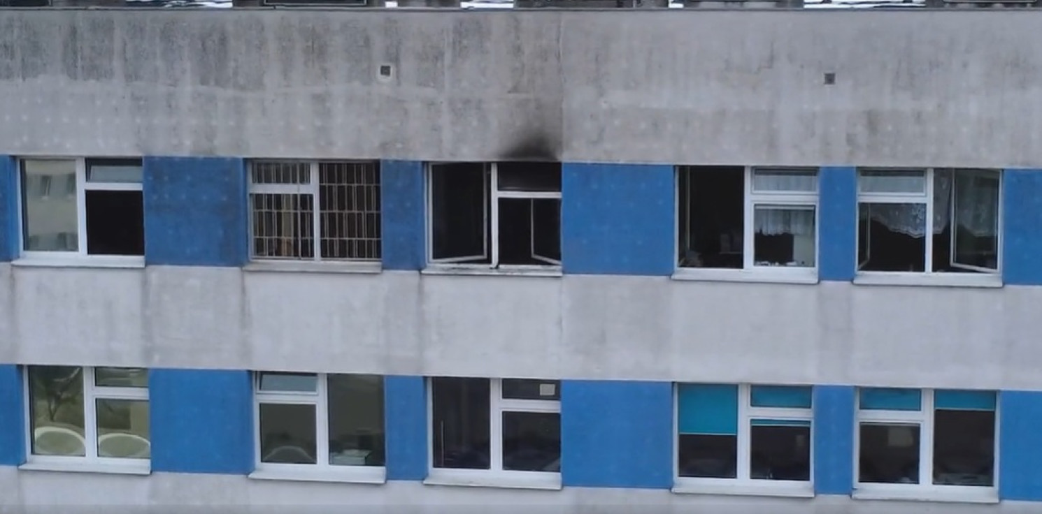 Inowrocław - Pożar w szpitalu. Dyrektor: Najważniejsze jest bezpieczeństwo pacjentów