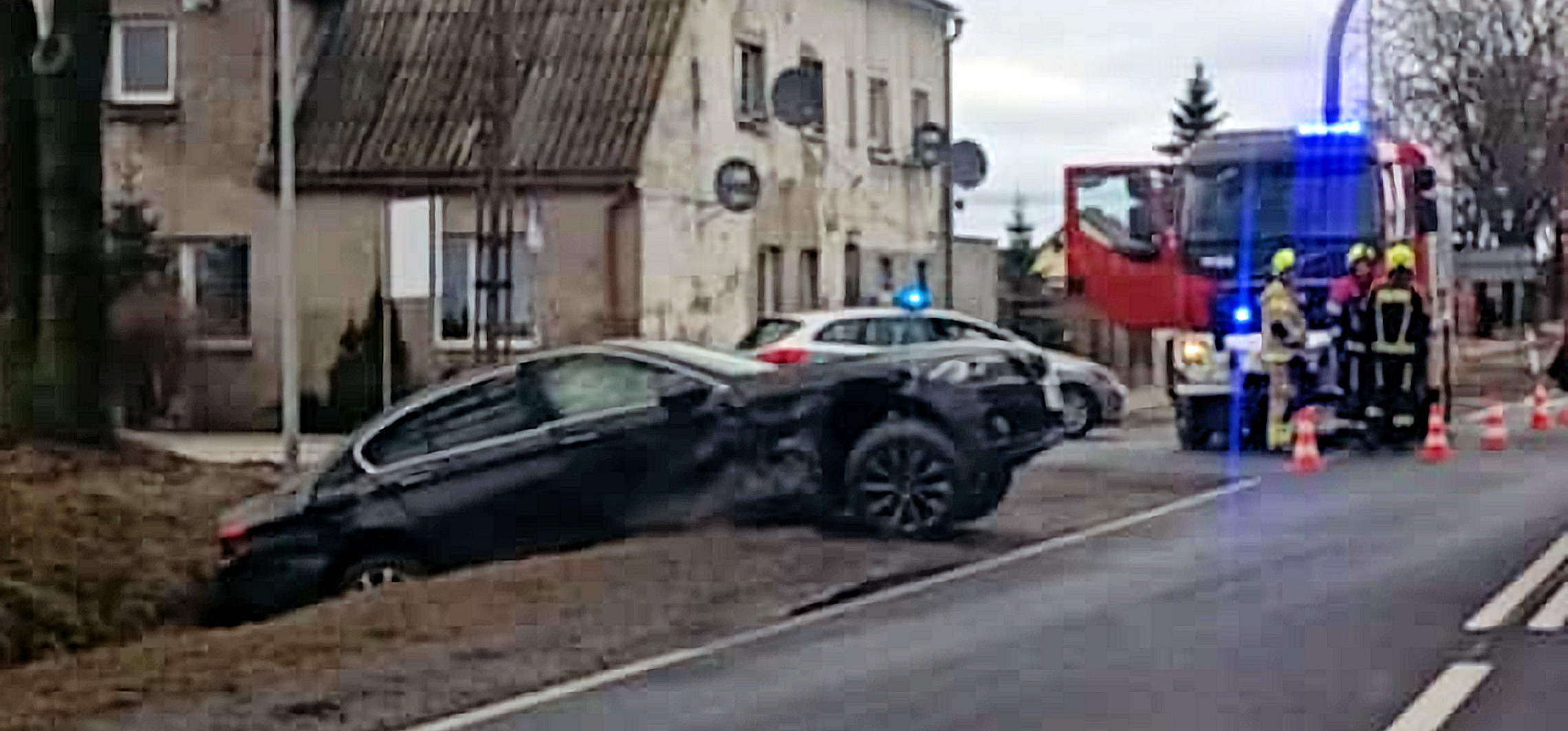Zderzenie aut na drodze do Torunia