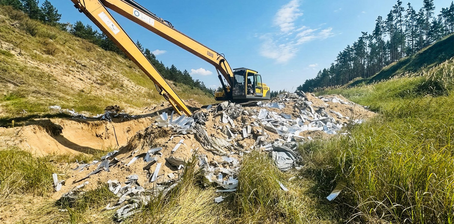 Pakość.online - Cztery osoby zatrzymane ws. wysypiska w Giebni. Burmistrz komentuje