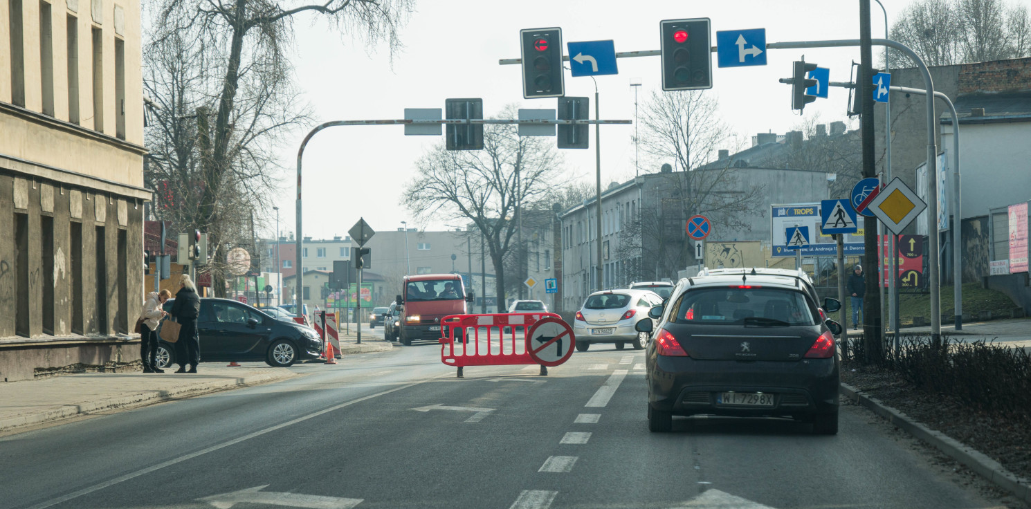 Inowrocław - Utrudnienia w centrum. Tutaj nie skręcisz