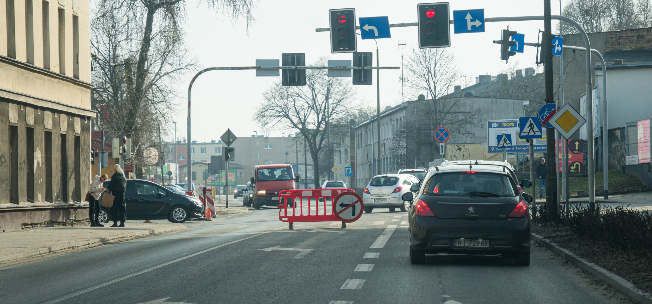 Utrudnienia w centrum. Tutaj nie skręcisz