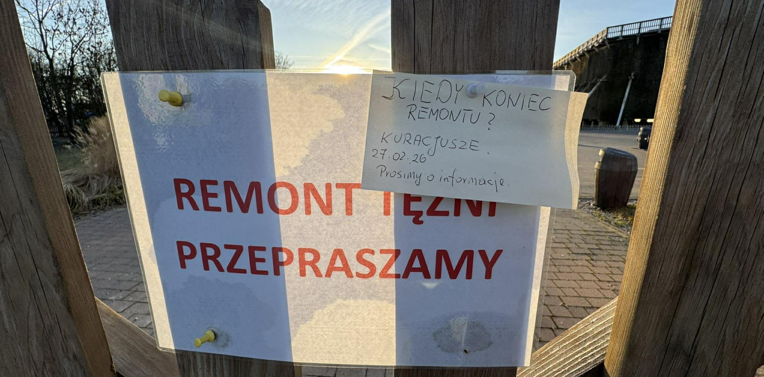 Inowrocław - Remont tężni przeciąga się miesiącami. Kiedy koniec? Nie ma dobrych wieści