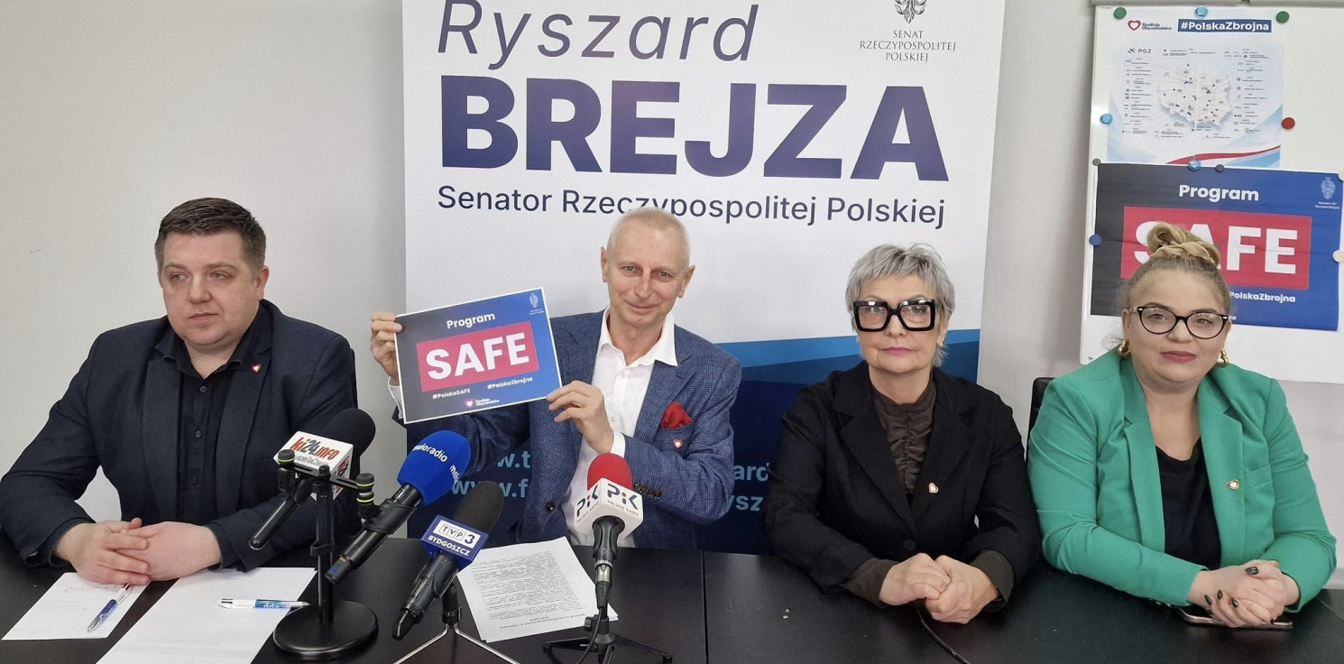 Inowrocław - Weto wobec programu SAFE. Ryszard Brejza: ucierpią wojsko i firmy z Kujaw