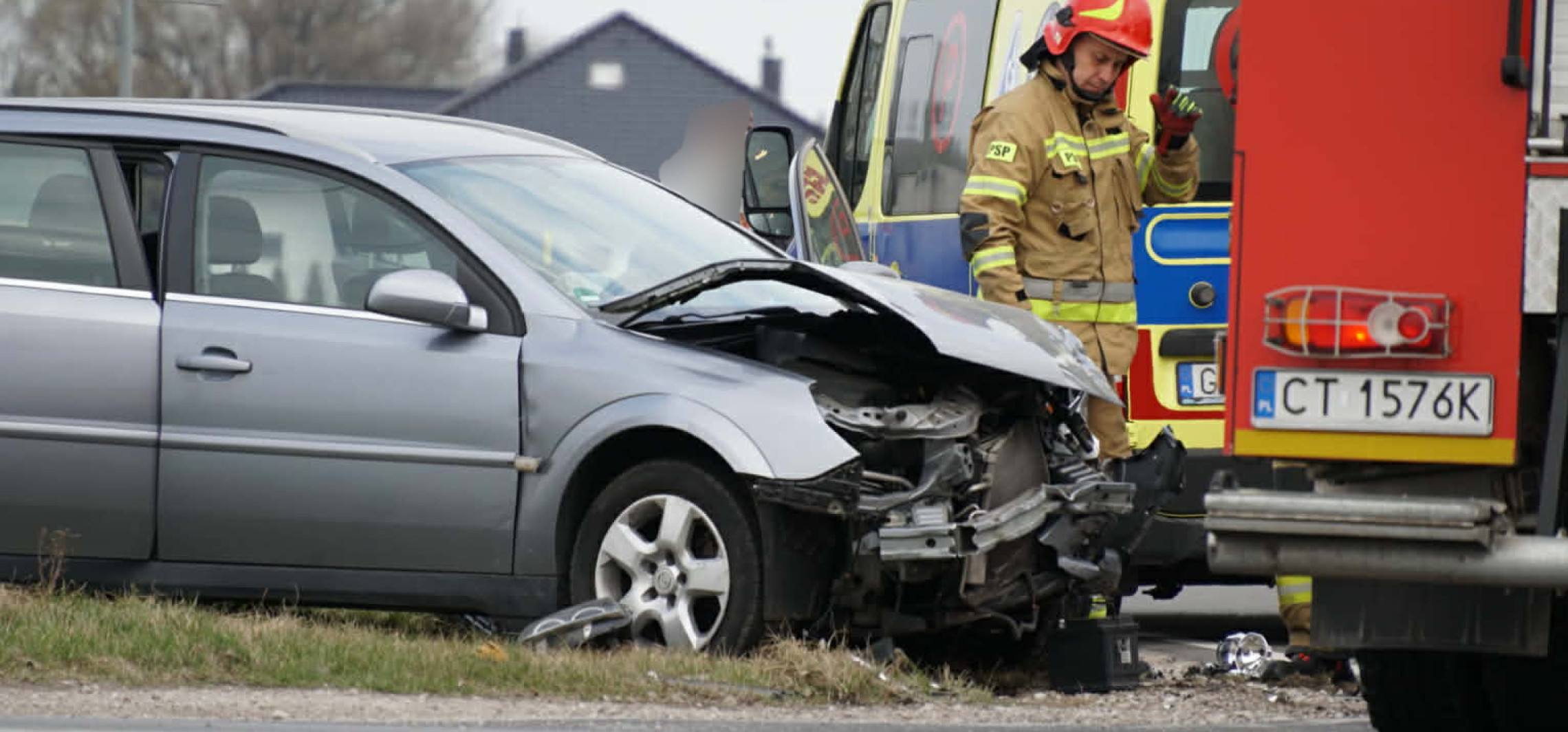 Zderzenie dwóch aut pod Inowrocławiem