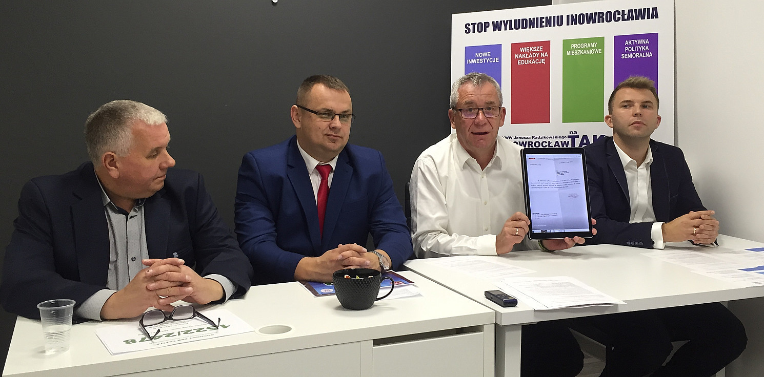 Inowrocław - Radzikowski mówi stop wyludnianiu miasta
