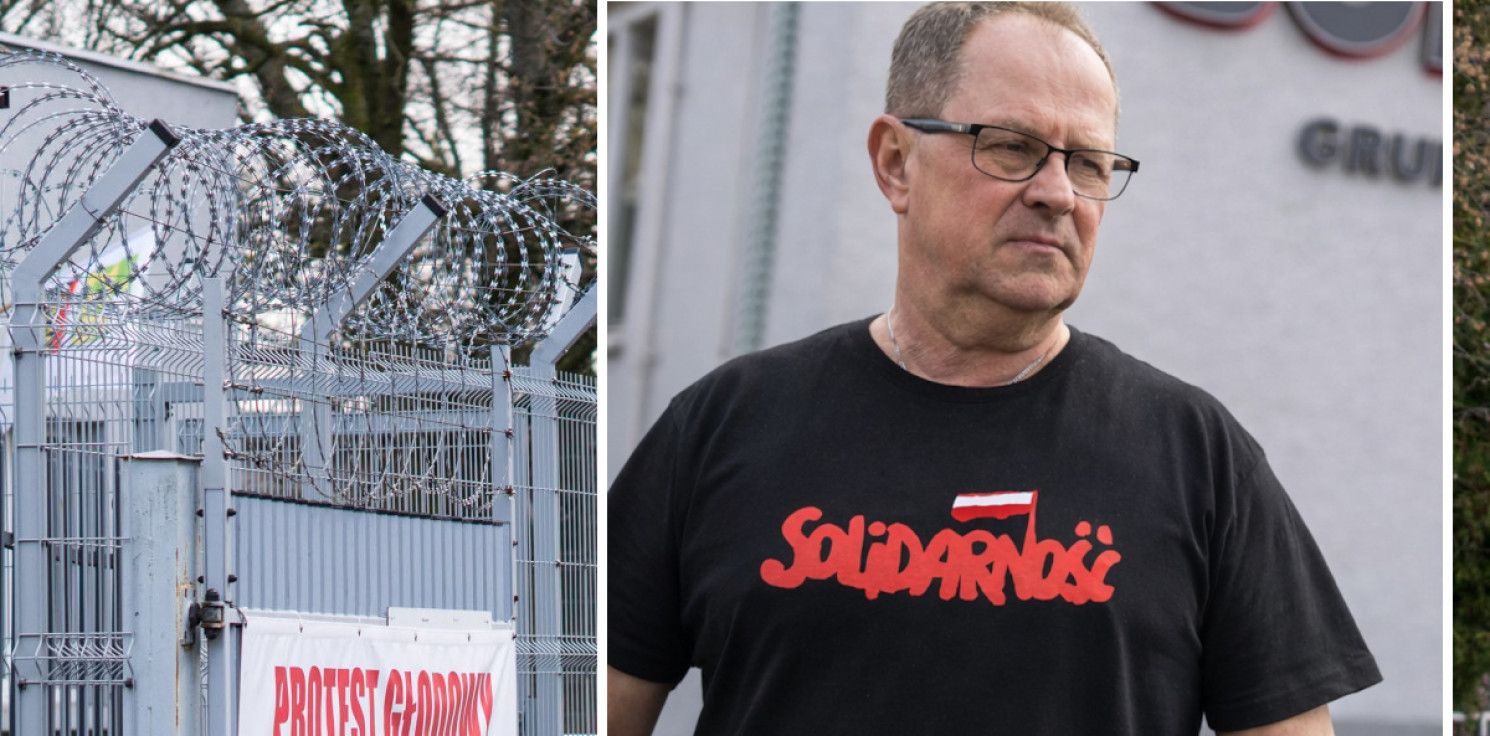 Inowrocław - Szef protestu głodowego w kopalni trafił do szpitala