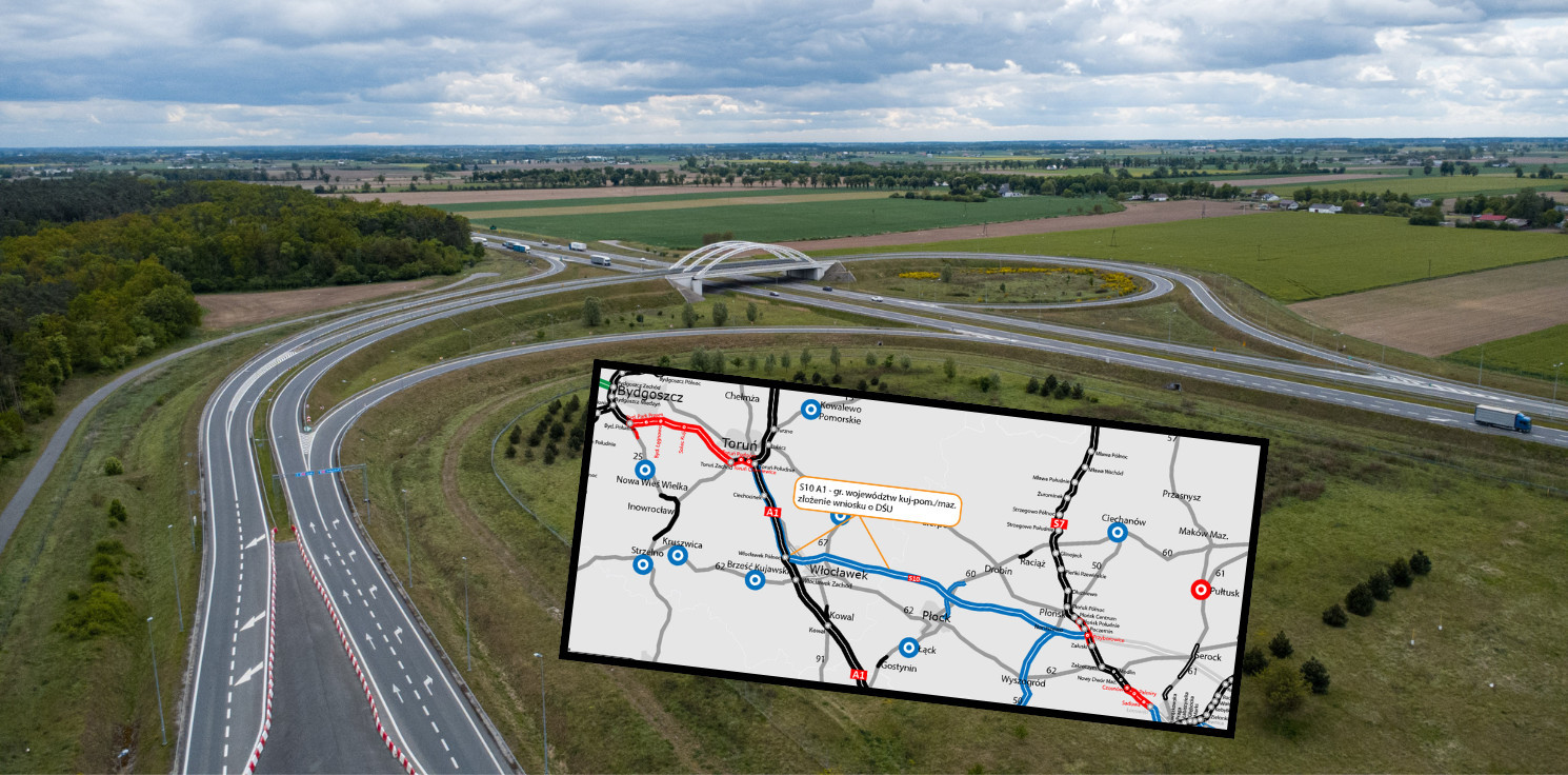 Inowrocław - Z Inowrocławia do Warszawy nową drogą. Wybrano dla nas korzystniejszy wariant