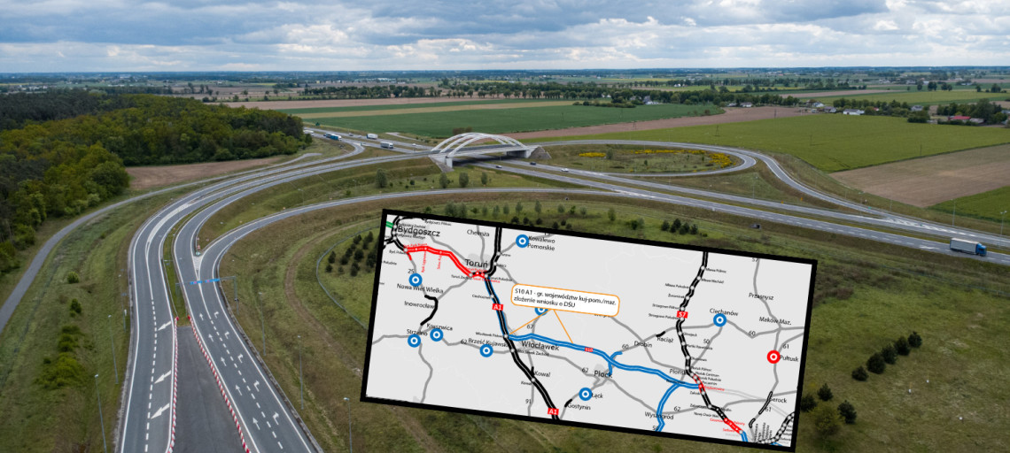 Z Inowrocławia do Warszawy nową drogą. Wybrano dla nas korzystniejszy wariant