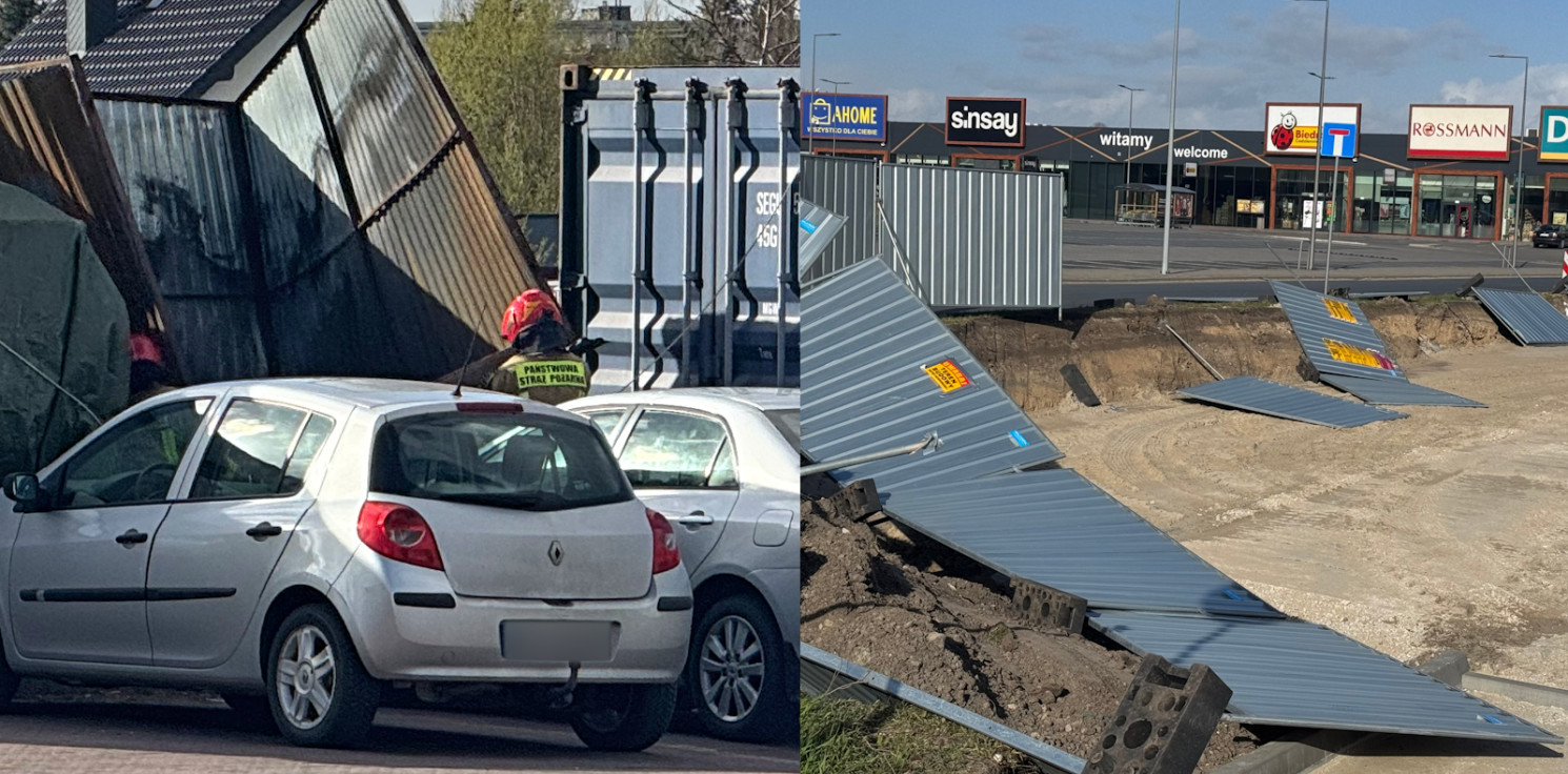 Inowrocław - Wichura daje się we znaki. Pracowite święta strażaków