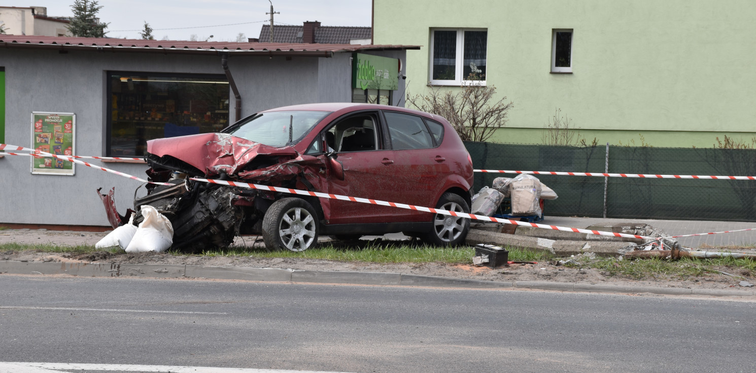 Inowrocław - Kraksa w Mątwach. Poznańska już przejezdna