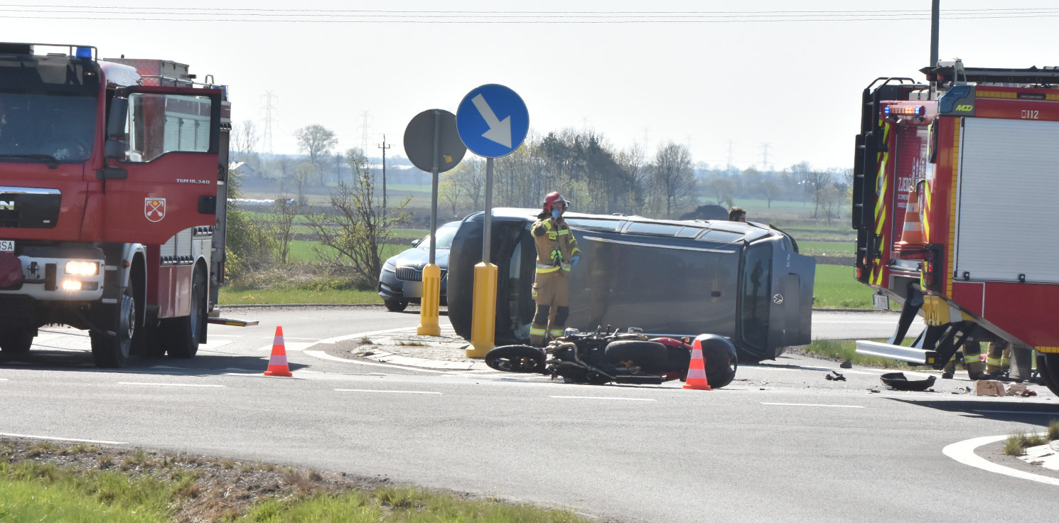 Region - Motocyklista zginął w wypadku pod Strzelnem