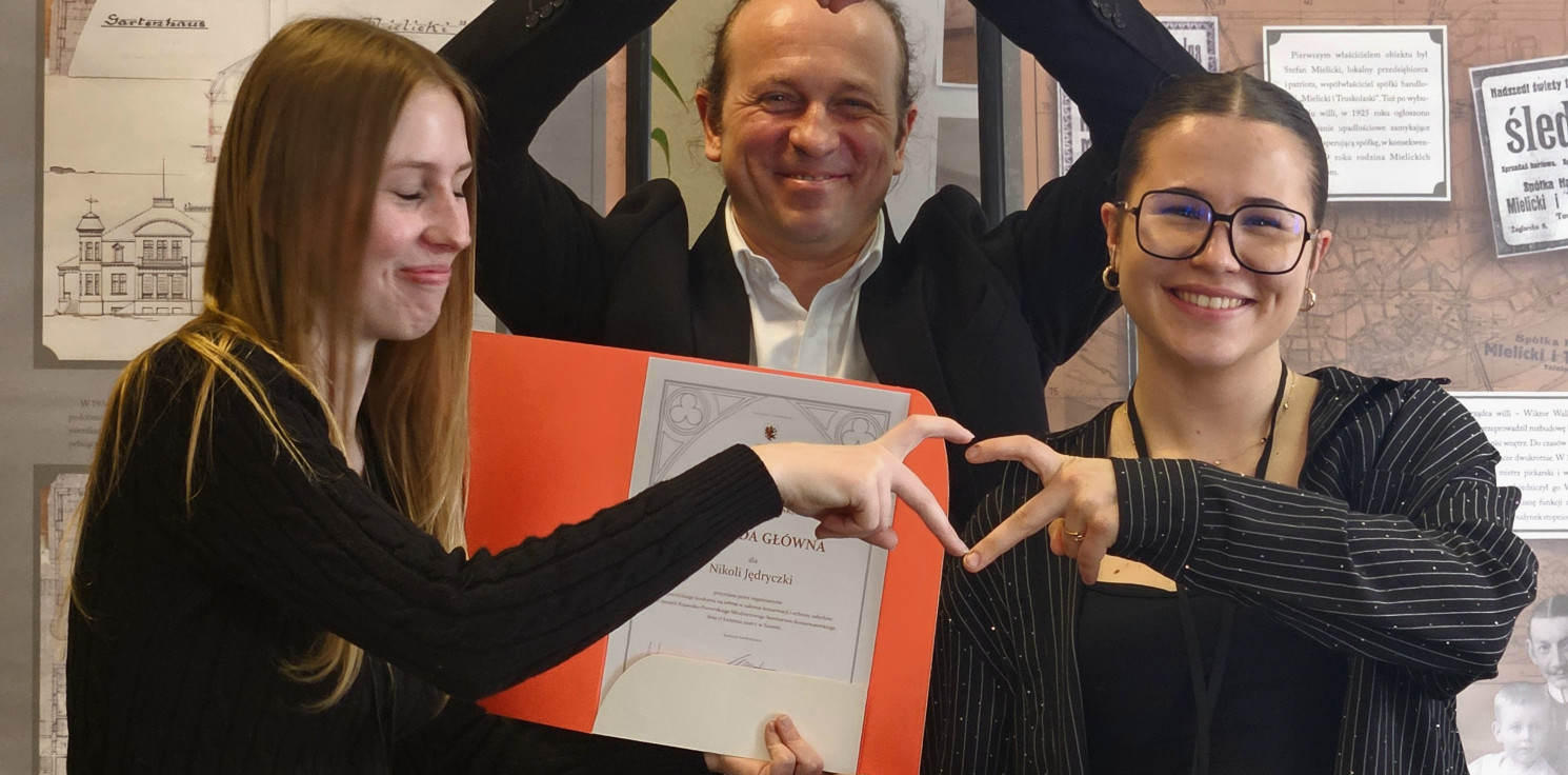 Inowrocław - Nagroda główna dla uczennic z Budowlanki