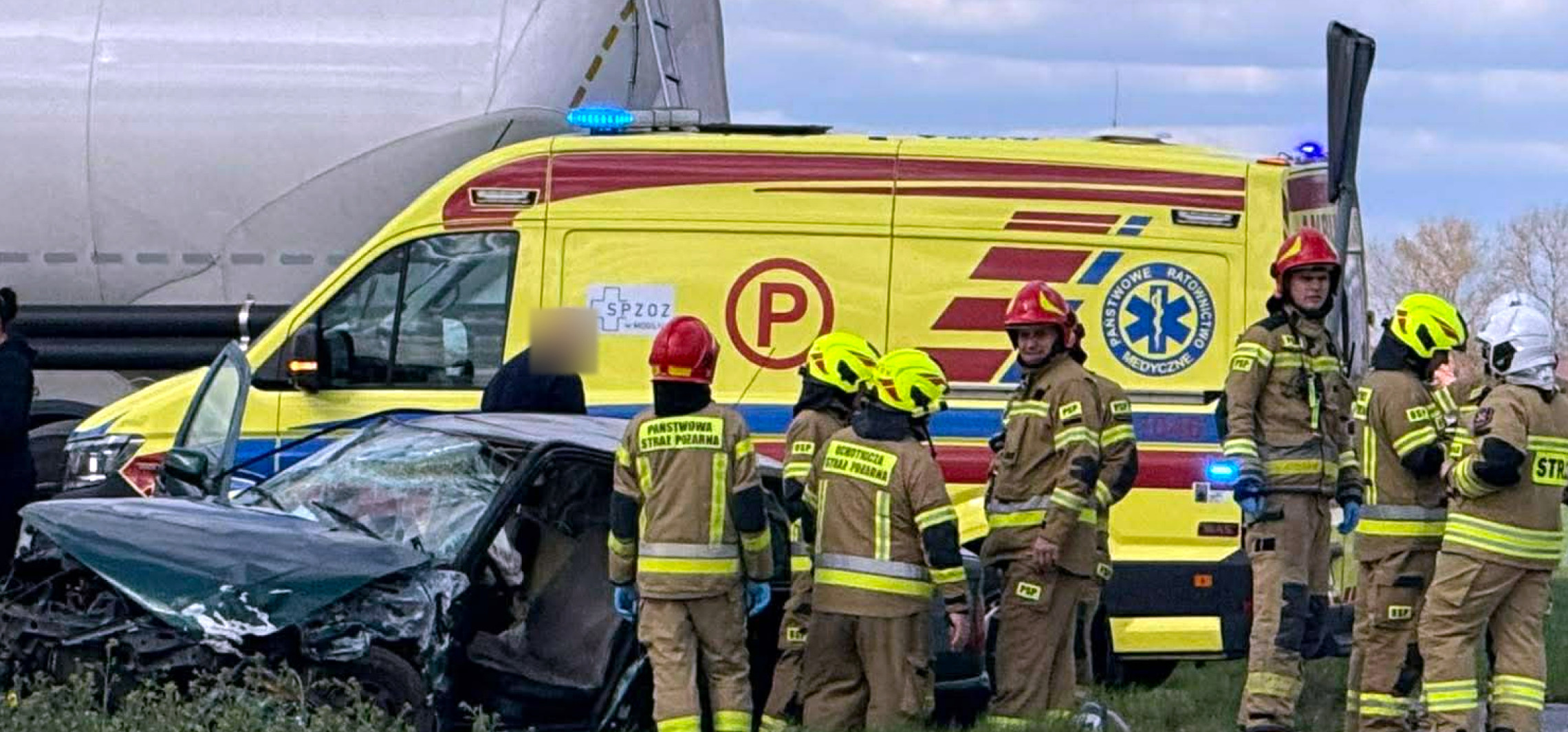 Groźna kraksa na krajowej "15"