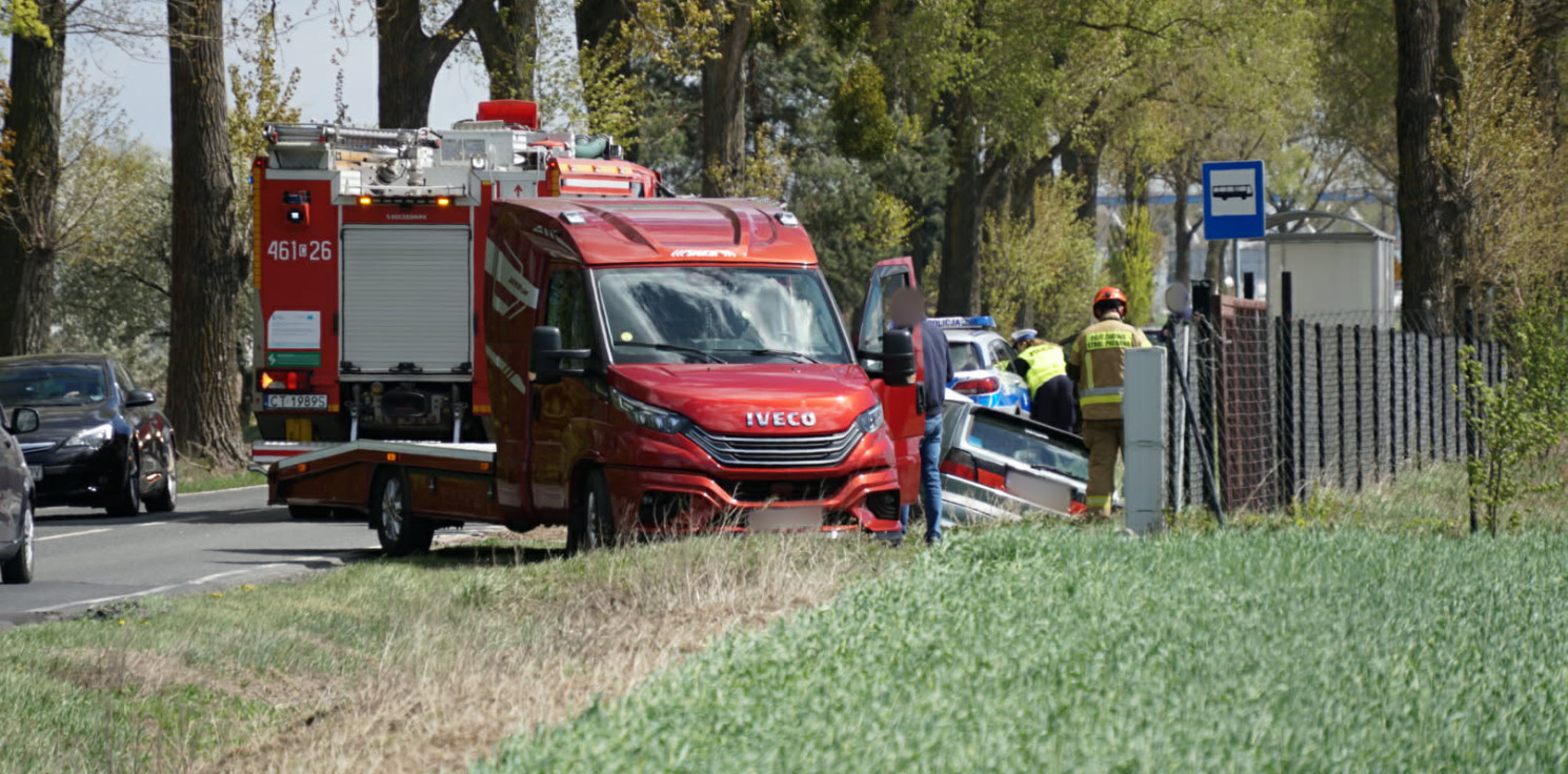 Region - Golf w rowie, utrudnienia na drodze do Włocławka