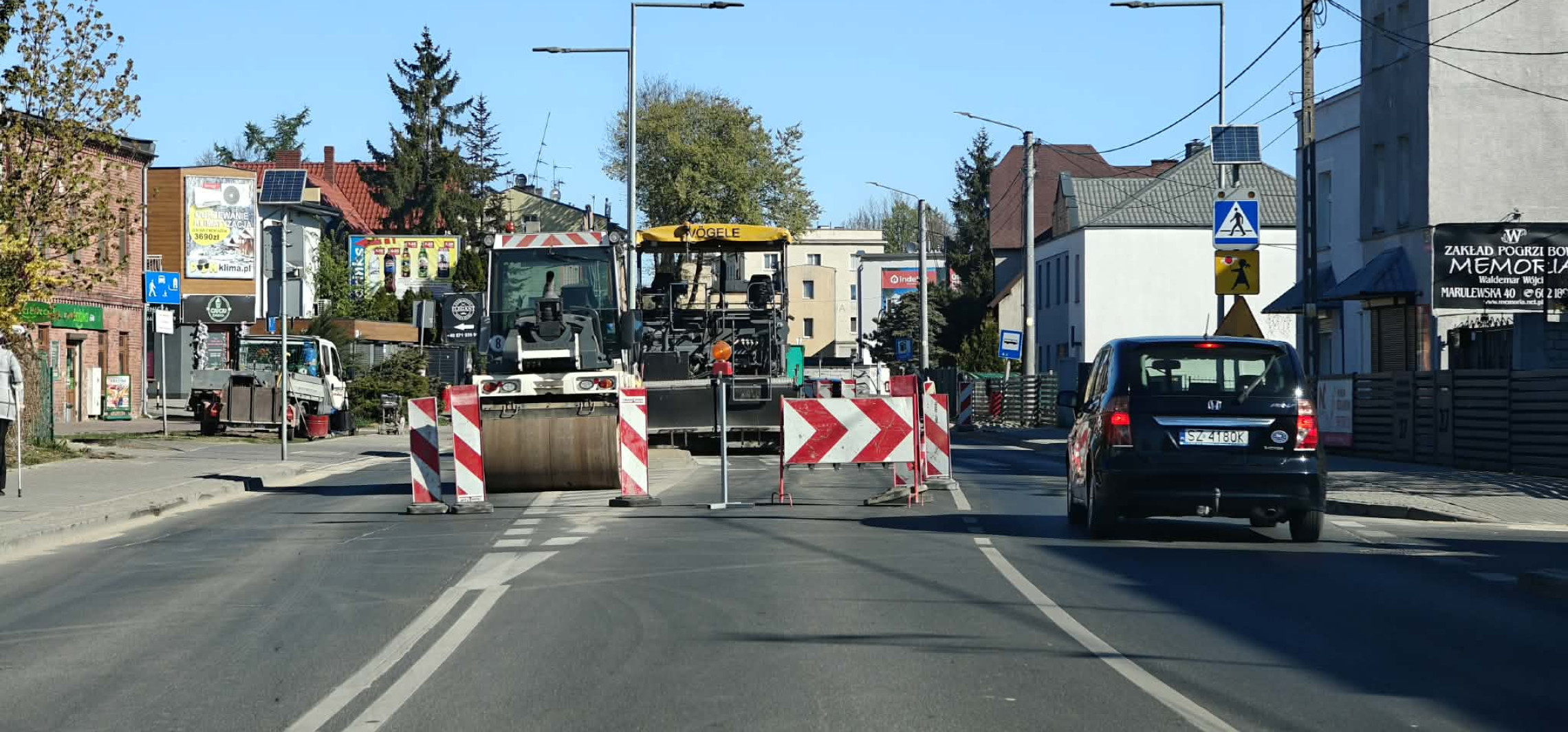 Czy ul. Szymborską da się już przejechać? Tylko w jednym kierunku