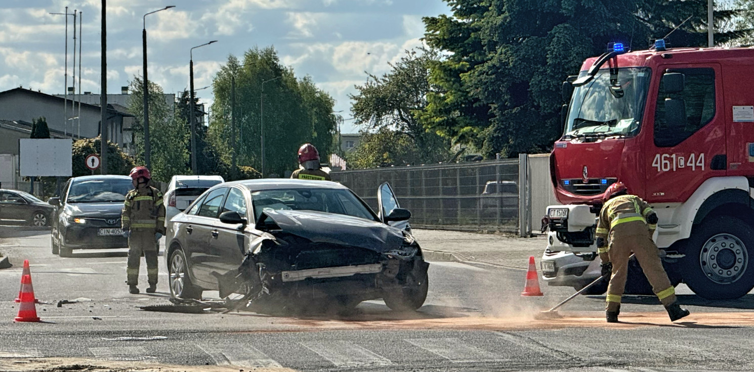 Inowrocław - Znów groźna kraksa na Poznańskiej!