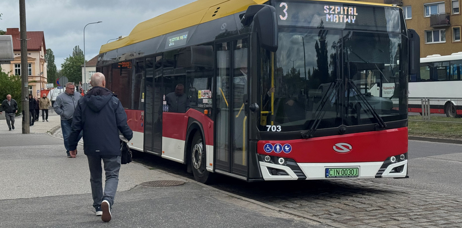 Inowrocław - Nowe elektryczne autobusy już wożą pasażerów