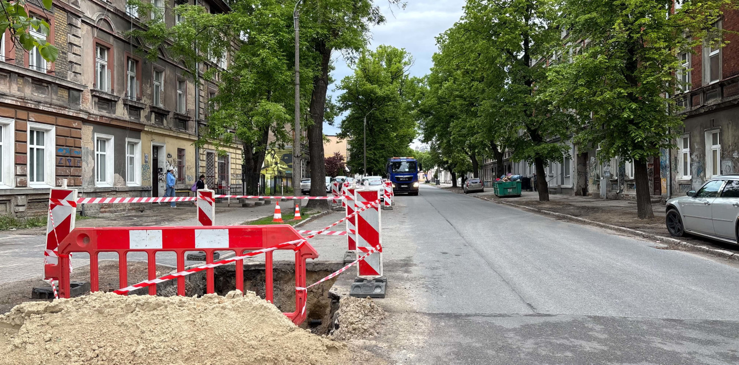 Inowrocław - Poznańska pełna wykopów. Trwają duże prace wodociągowe
