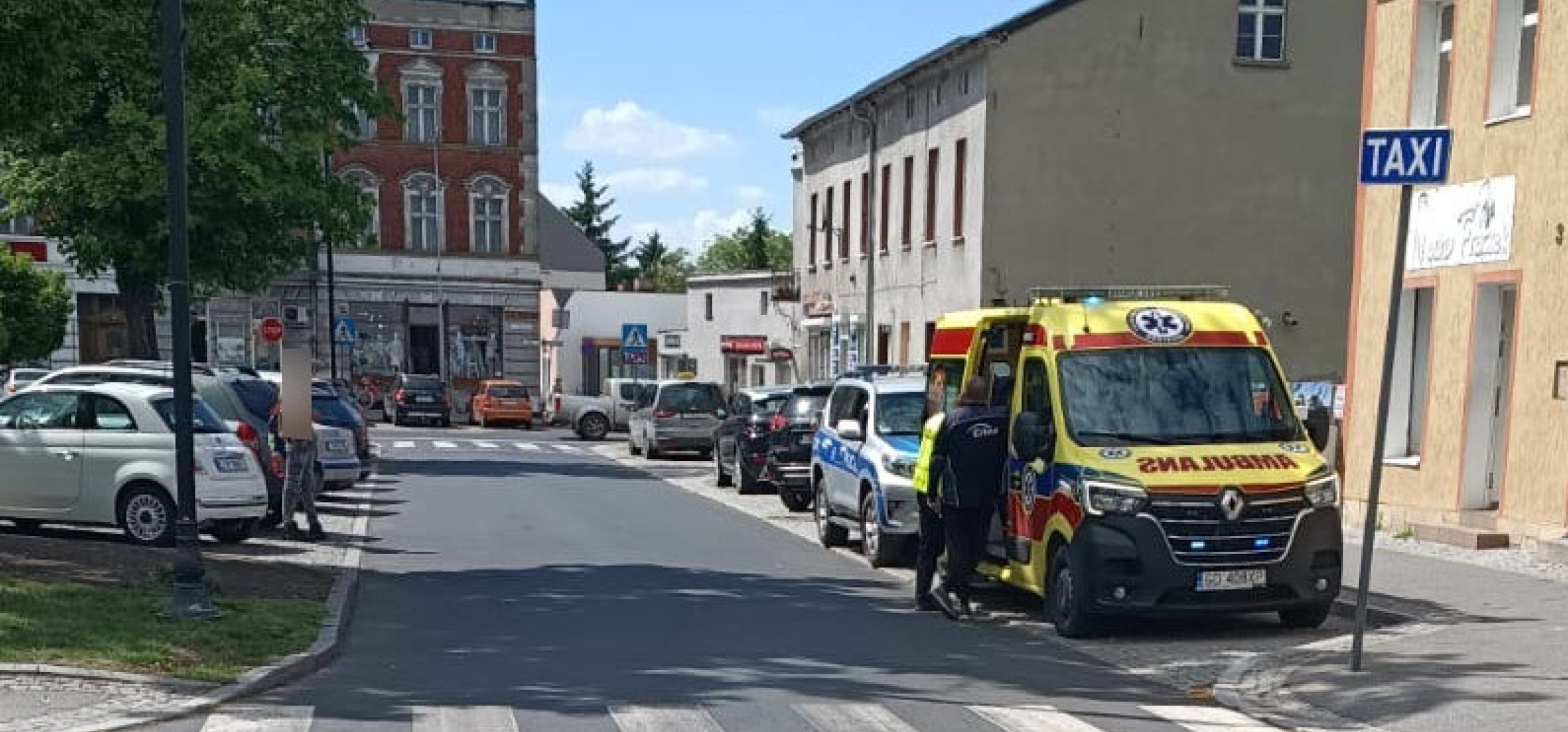 Na kruszwickim Rynku doszło do potrącenia