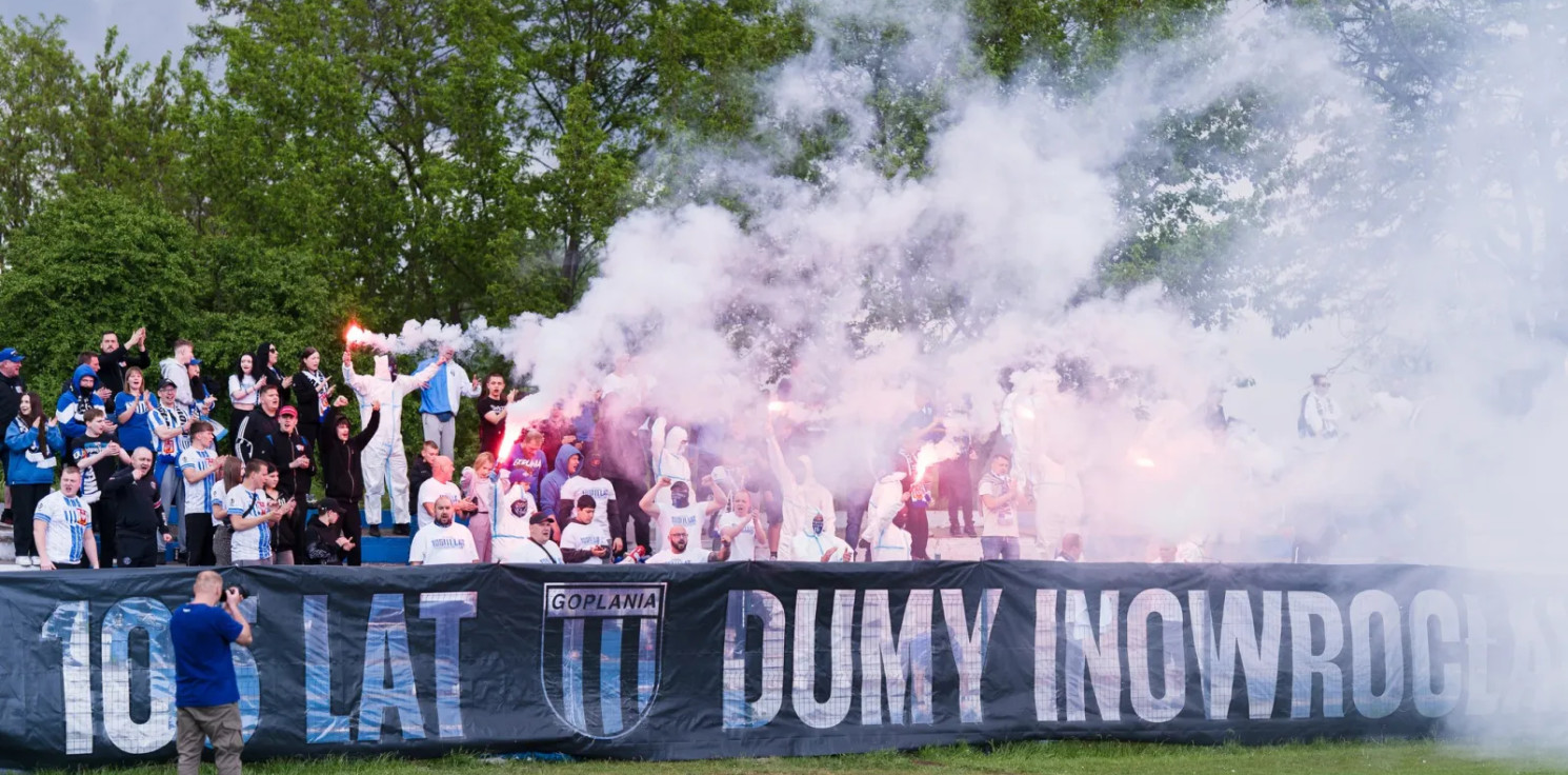 Inowrocław - Goplania bez kibiców na stadionie. Za oprawę...